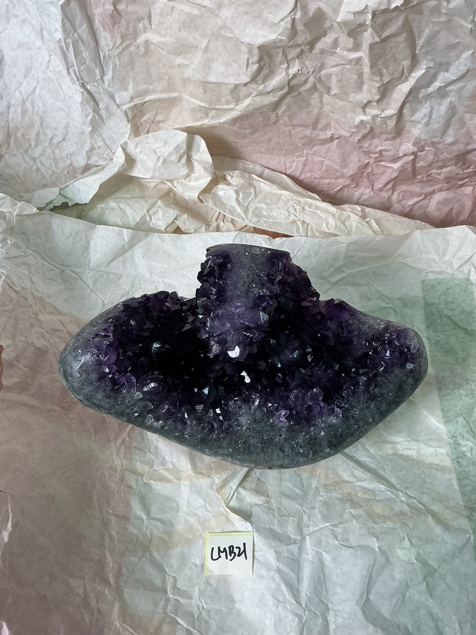 ZB366 LMB21 水晶聚寶盆 1.6-2.3kg