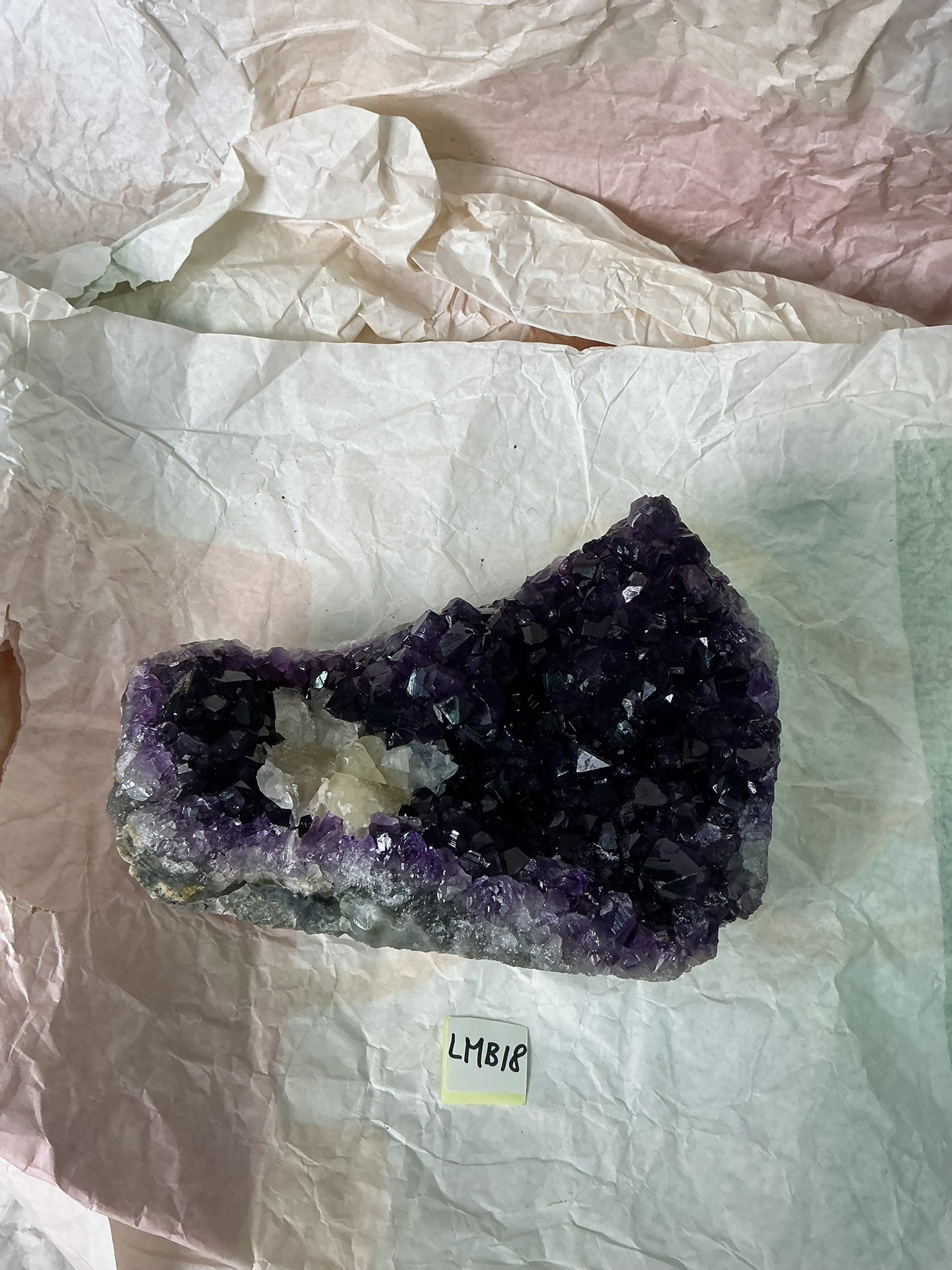 ZB363 LMB18 水晶聚寶盆 1.6-2.3kg