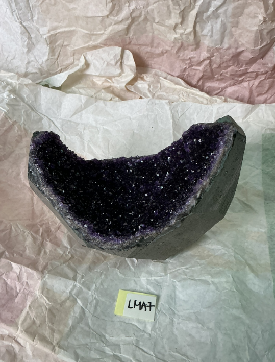 ZB334 LMA7 水晶聚寶盆 1-1.5kg