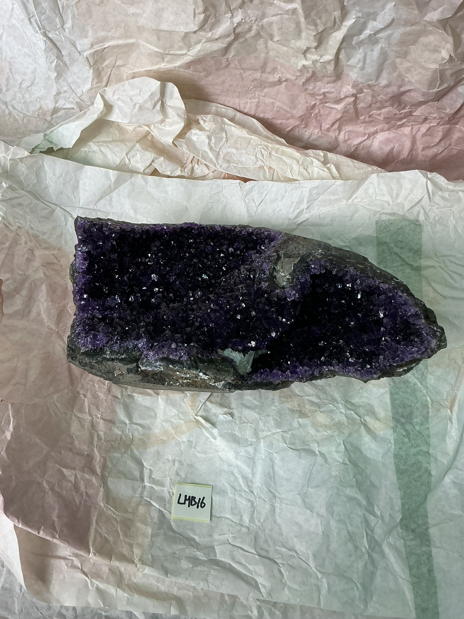 ZB361 LMB16 水晶聚寶盆 1.6-2.3kg