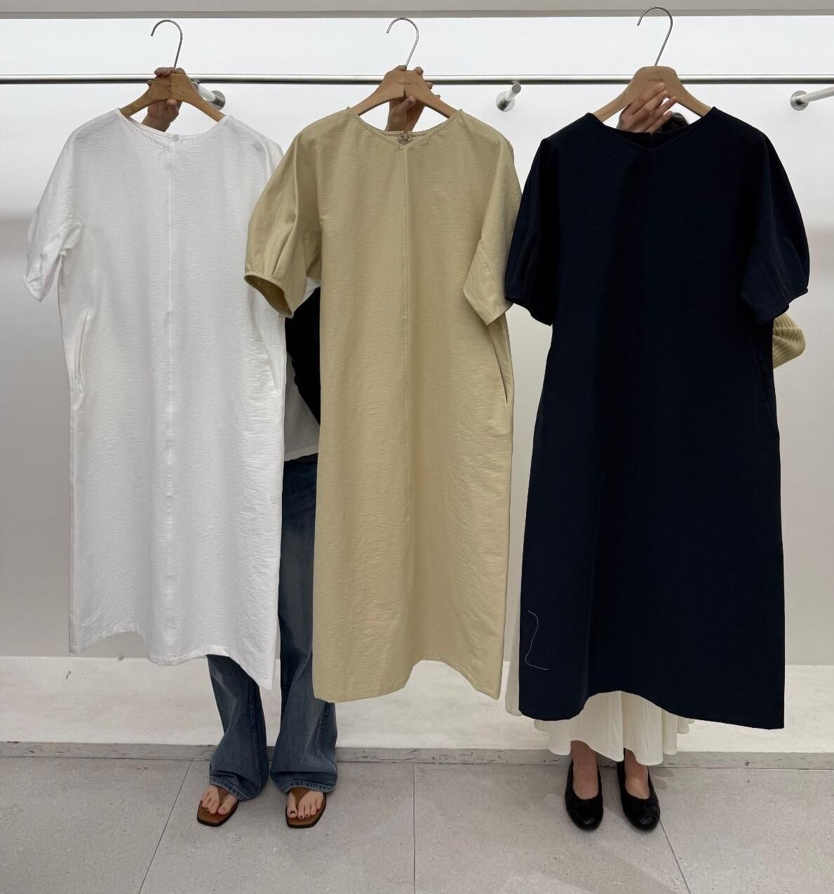 TG6119 法式簡約中線連身裙