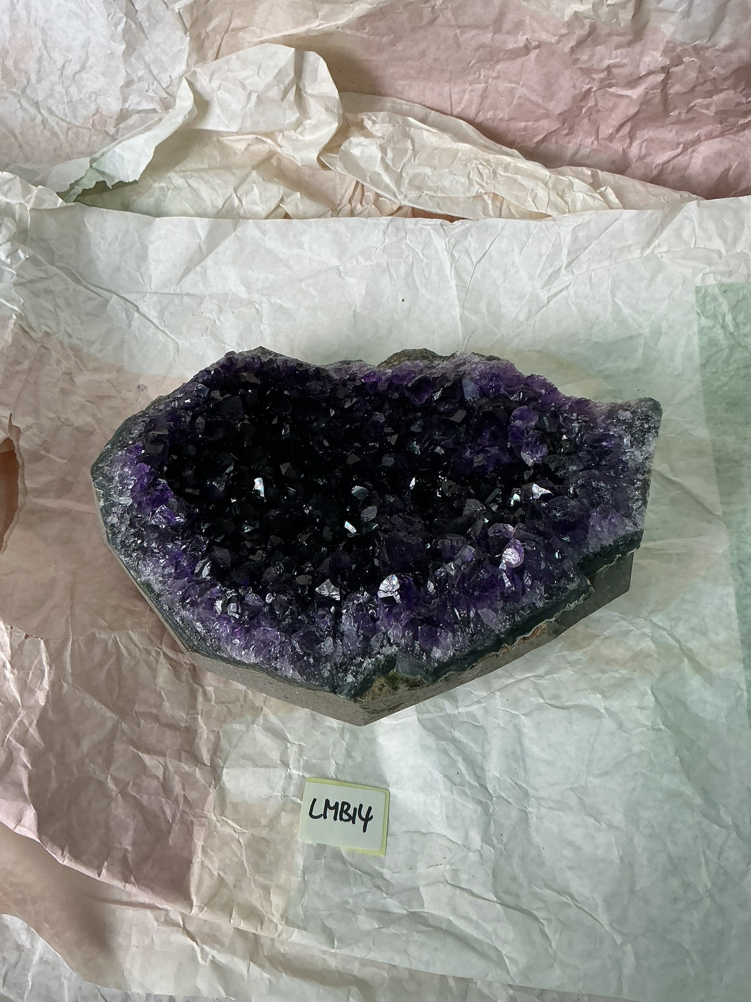 ZB359 LMB14 水晶聚寶盆 1.6-2.3kg