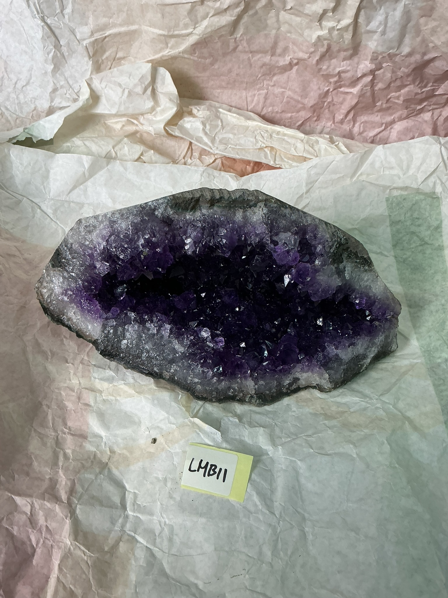 ZB356 LMB11 水晶聚寶盆 1.6-2.3kg