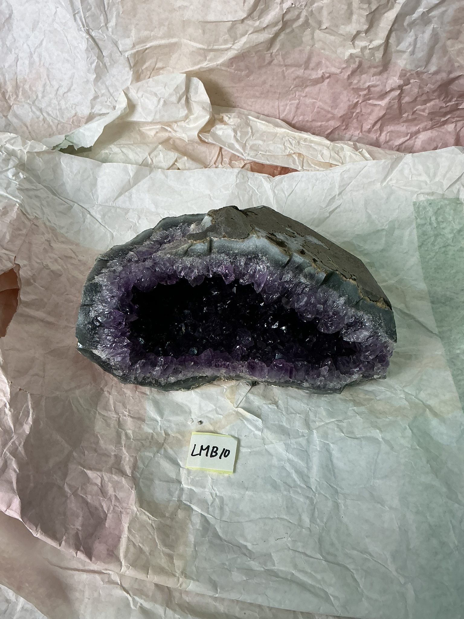 ZB355 LMB10 水晶聚寶盆 1.6-2.3kg