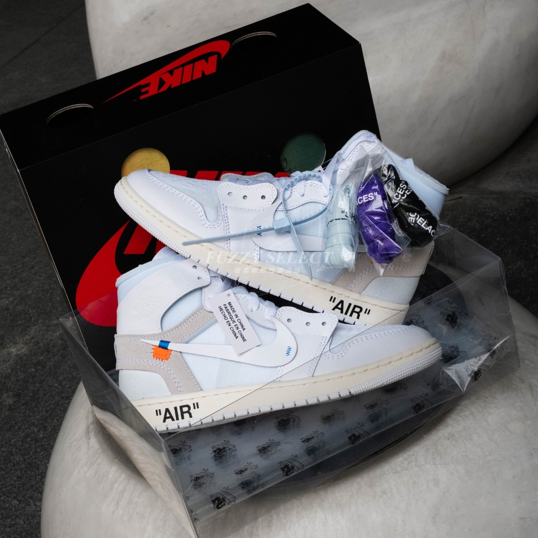【逢甲 FUZZY】V.A.A. x Air Jordan 1 High OG "Alaska" 冰川白 Off-White AA3834-100