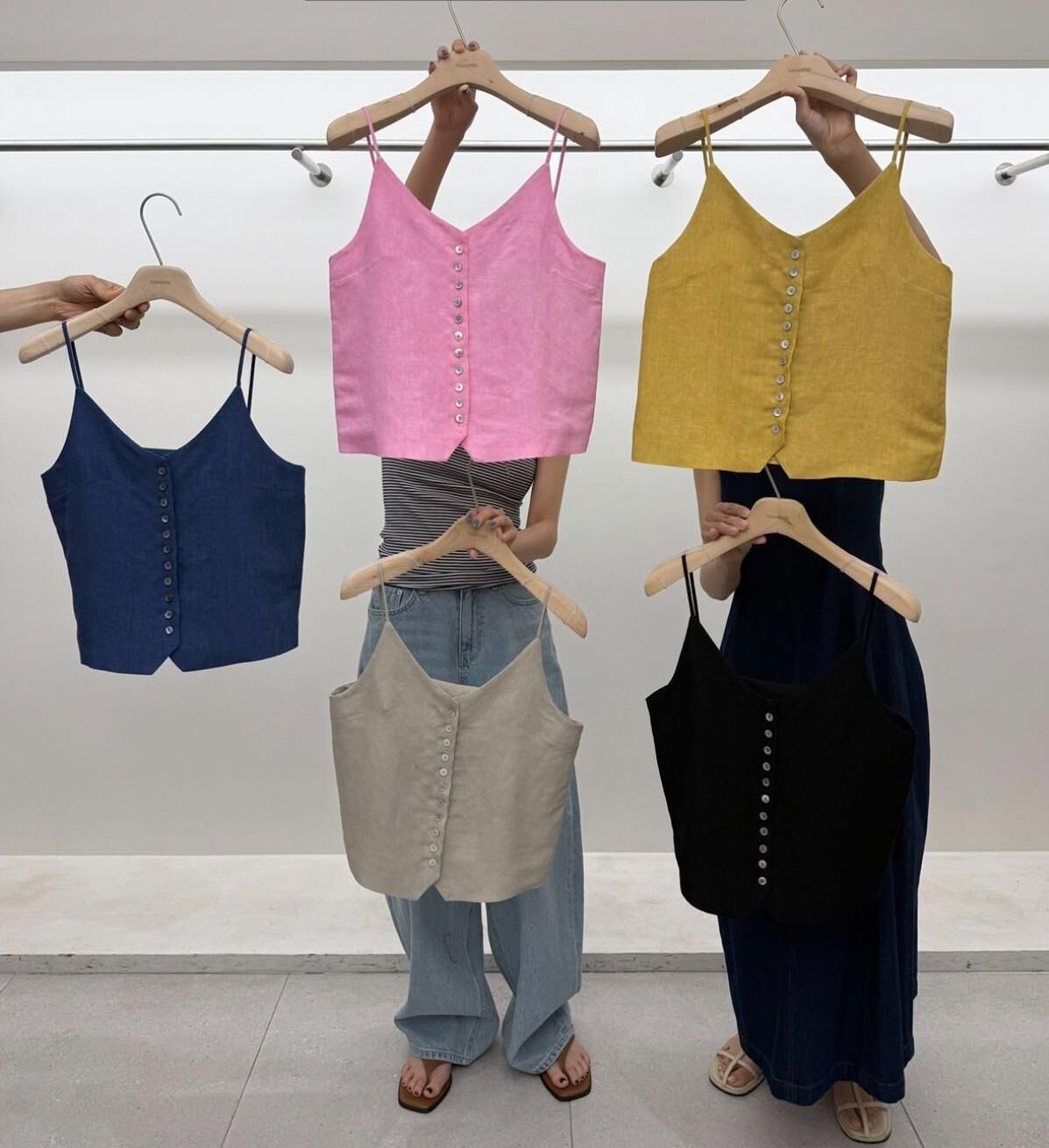 TG6120 高飽和度排扣吊帶