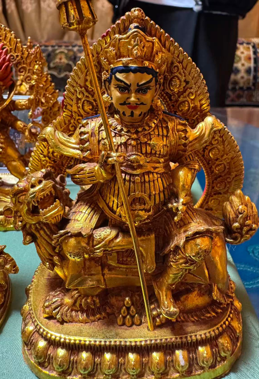 ZC014 財寶天王佛像鍍金