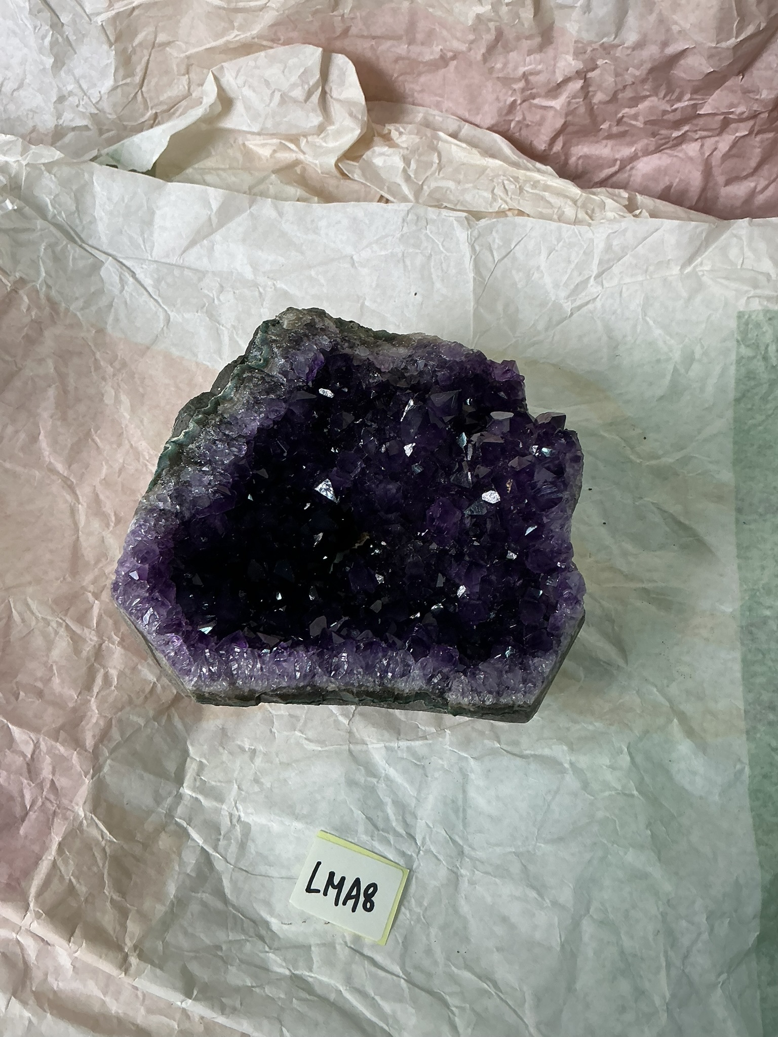 ZB335 LMA8 水晶聚寶盆 1-1.5kg