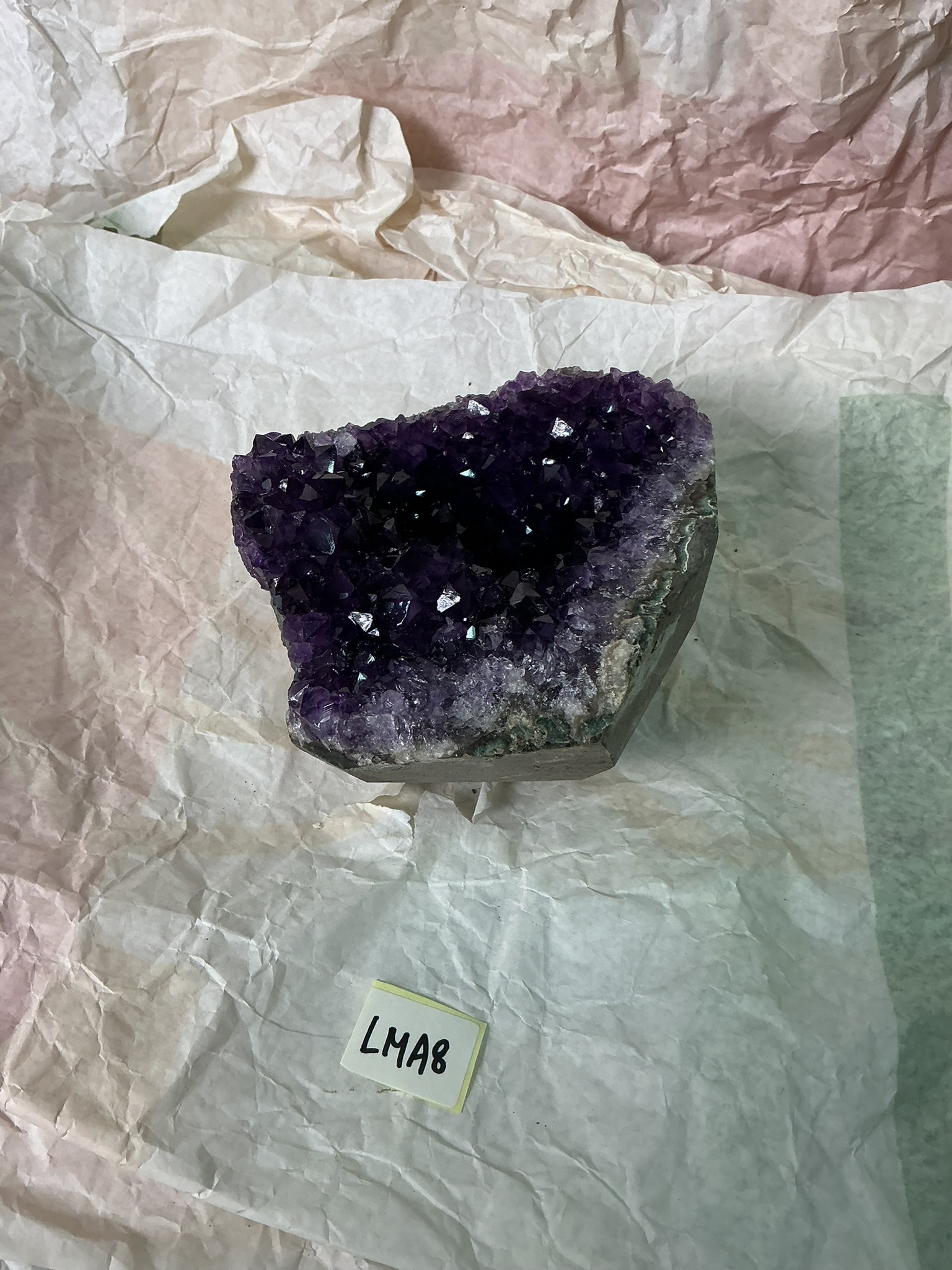 ZB335 LMA8 水晶聚寶盆 1-1.5kg