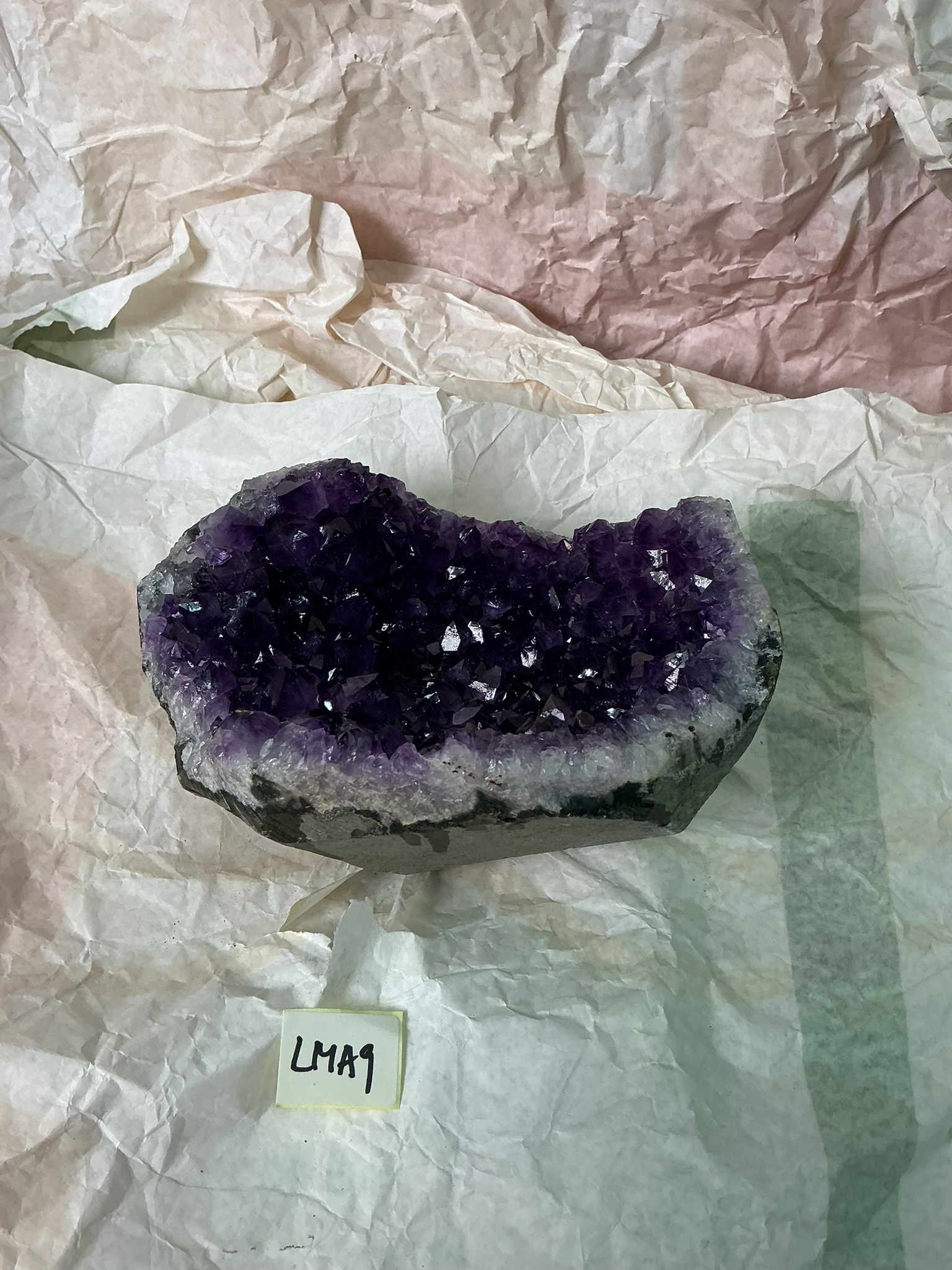 ZB336 LMA9 水晶聚寶盆 1-1.5kg