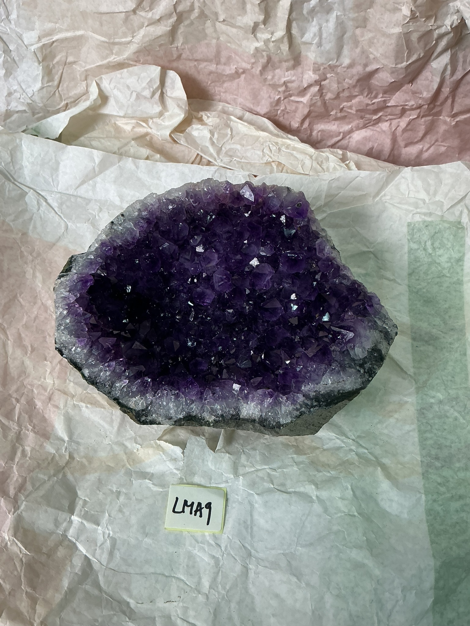 ZB336 LMA9 水晶聚寶盆 1-1.5kg