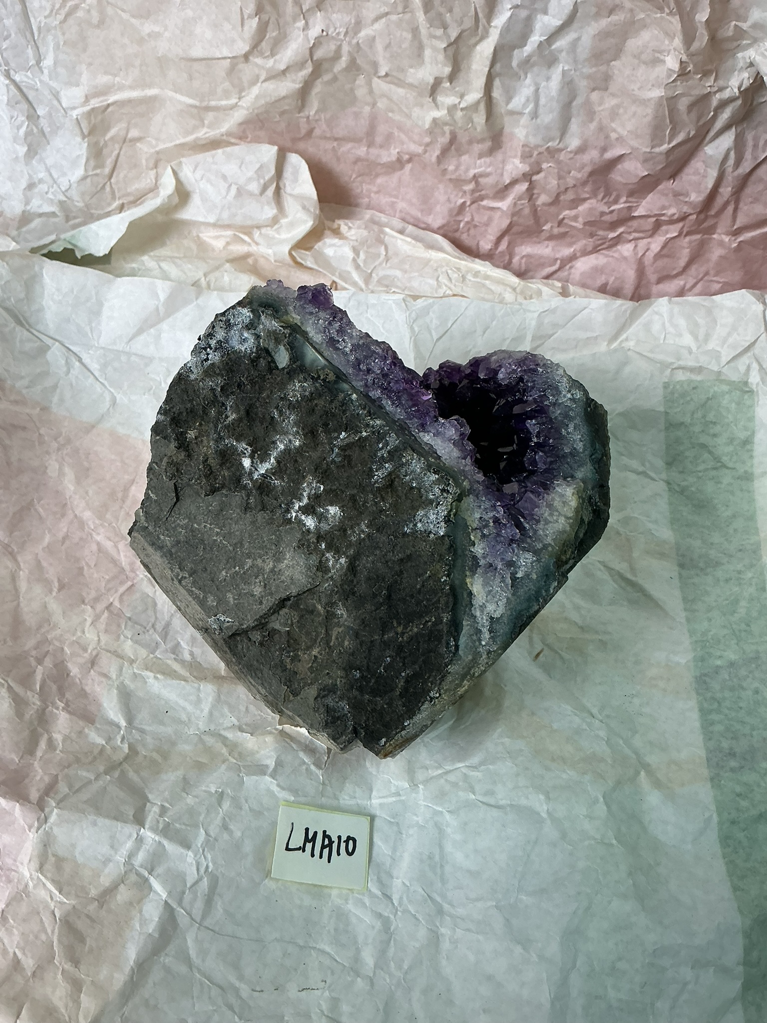 ZB337 LMA10 水晶聚寶盆 1-1.5kg