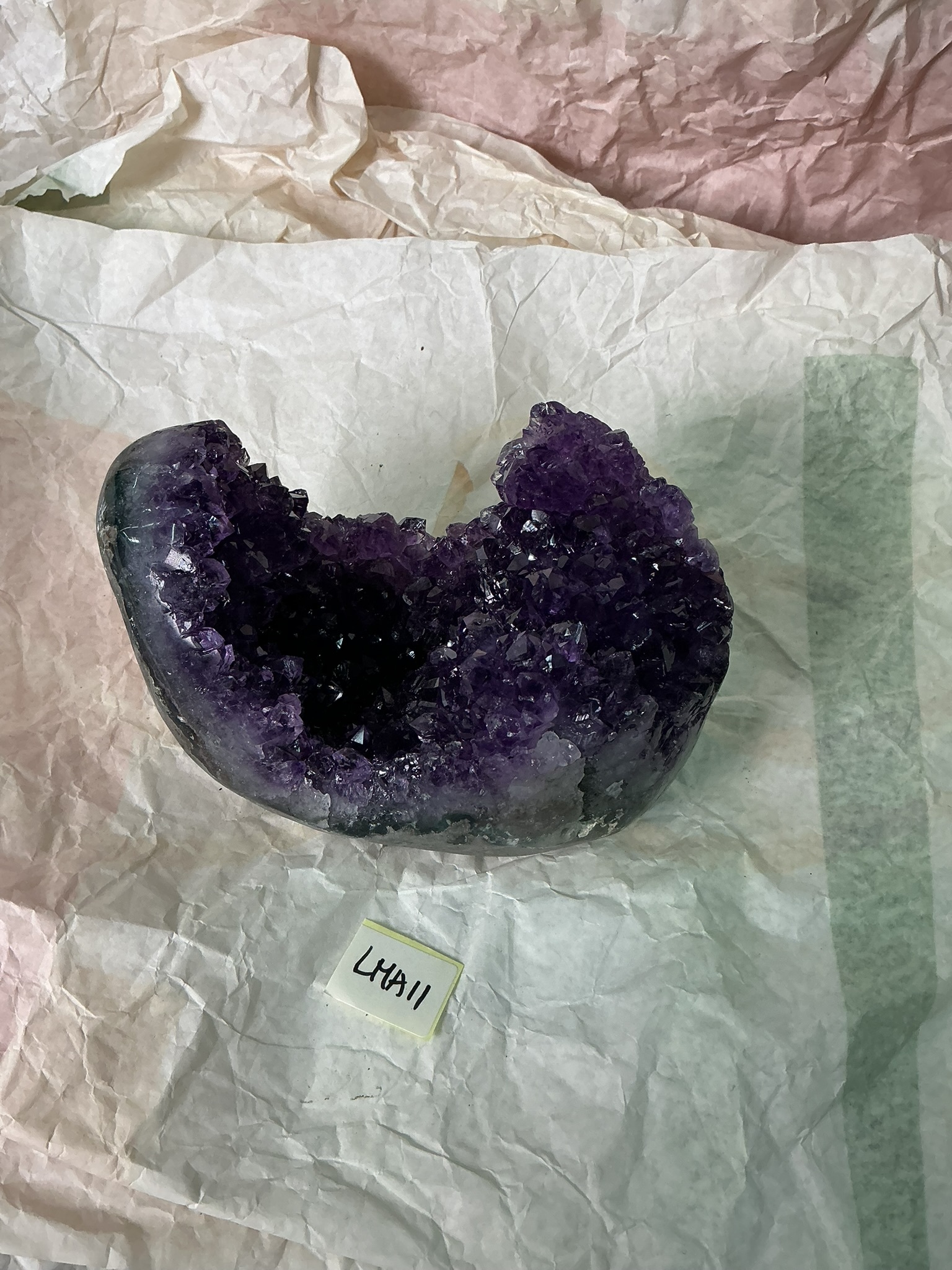 ZB338 LMA11 水晶聚寶盆 1-1.5kg