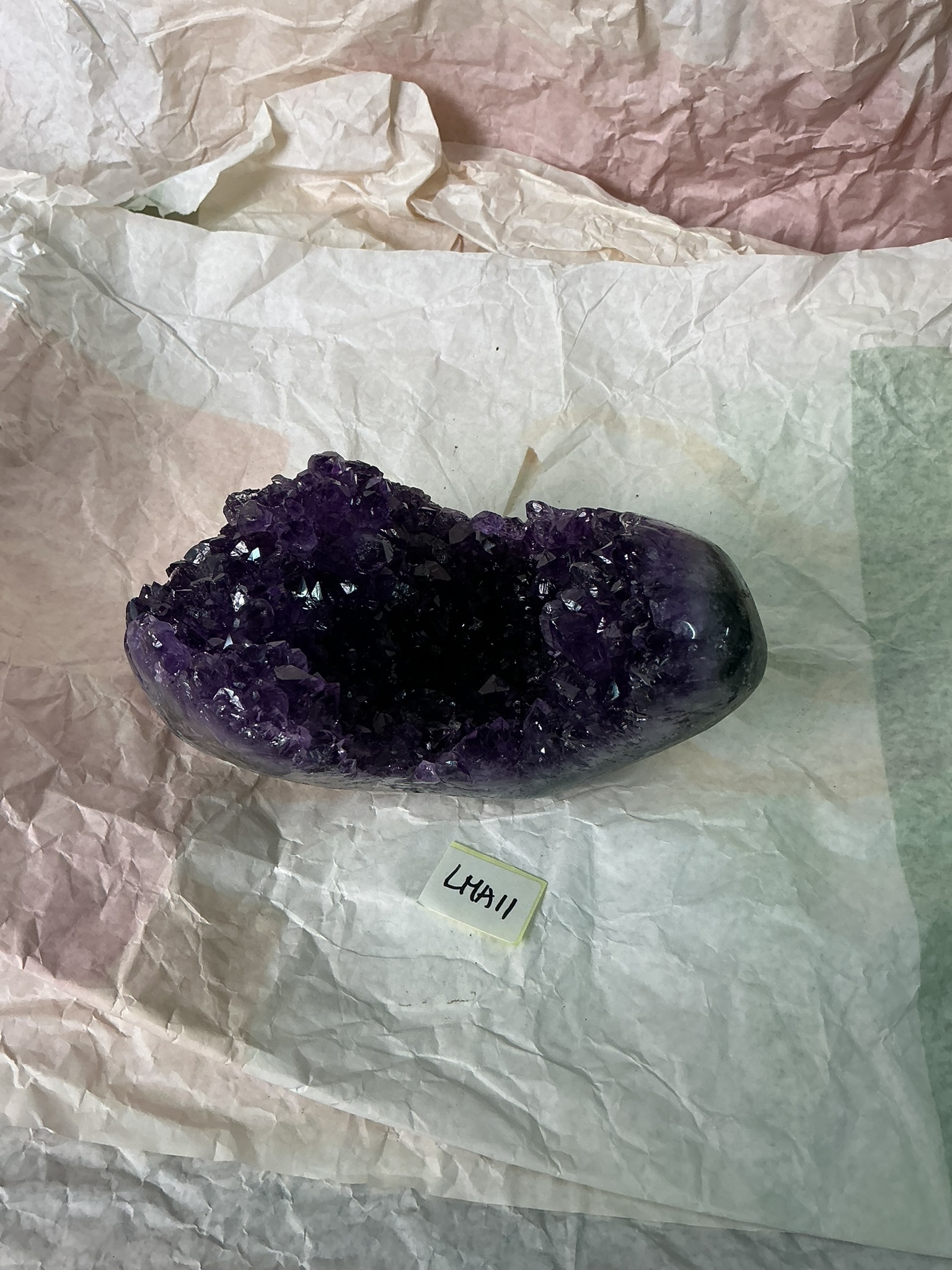 ZB338 LMA11 水晶聚寶盆 1-1.5kg