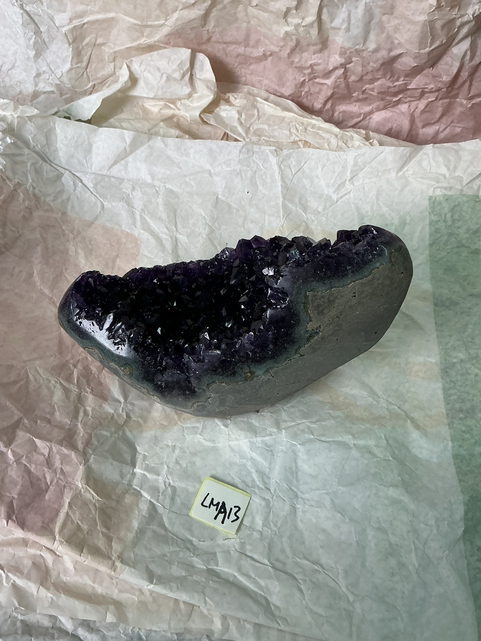 ZB340 LMA13 水晶聚寶盆 1-1.5kg