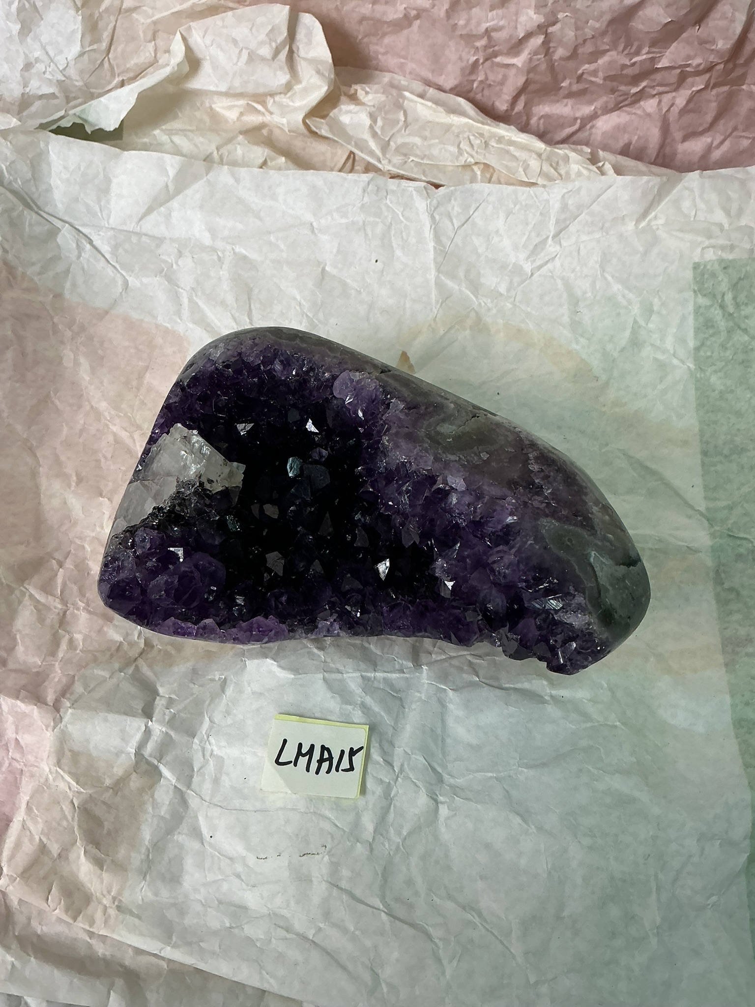 ZB342 LMA15 水晶聚寶盆 1-1.5kg