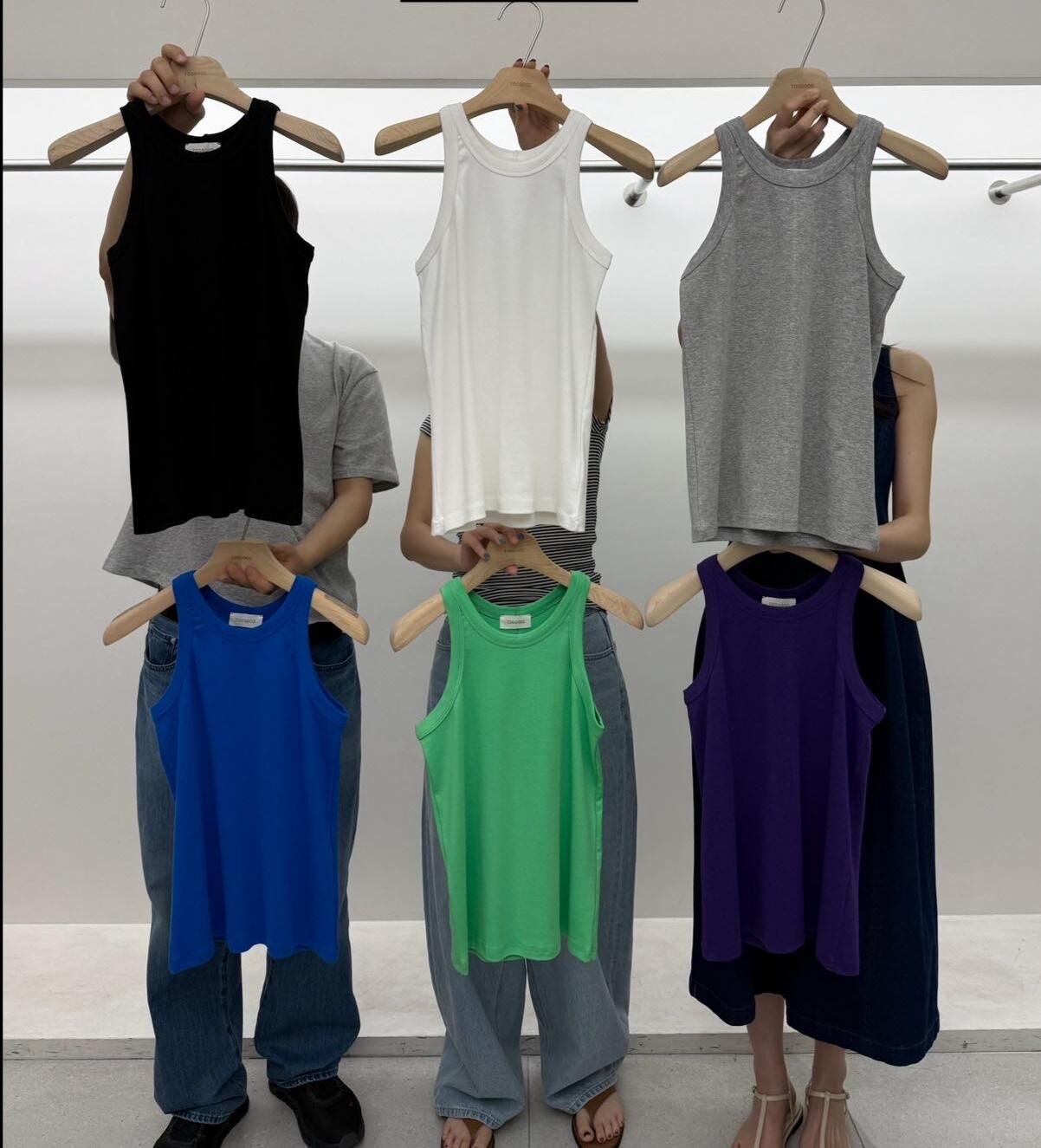 TG6123 粗邊鮮色背心