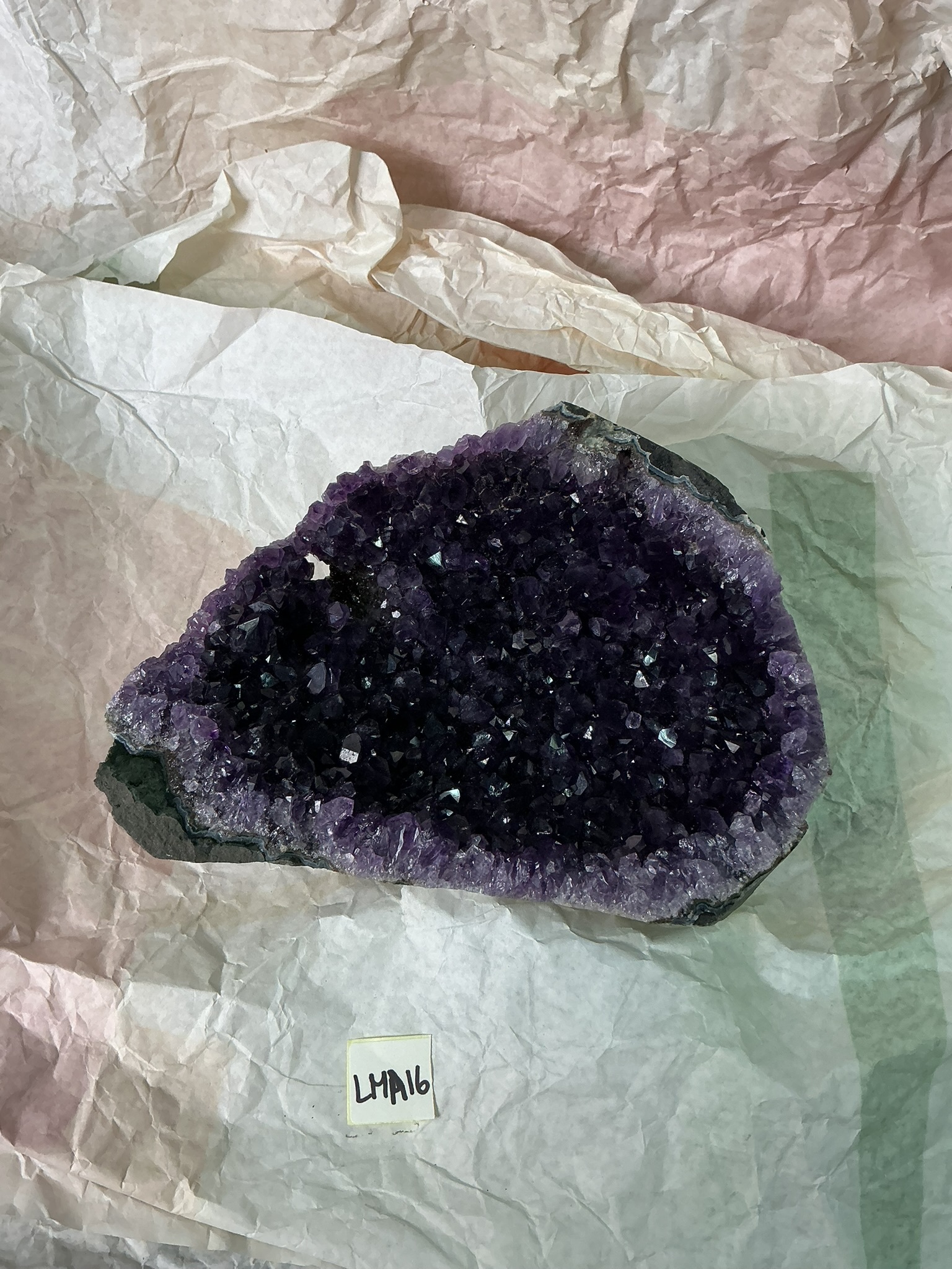 ZB343 LMA16 水晶聚寶盆 1-1.5kg