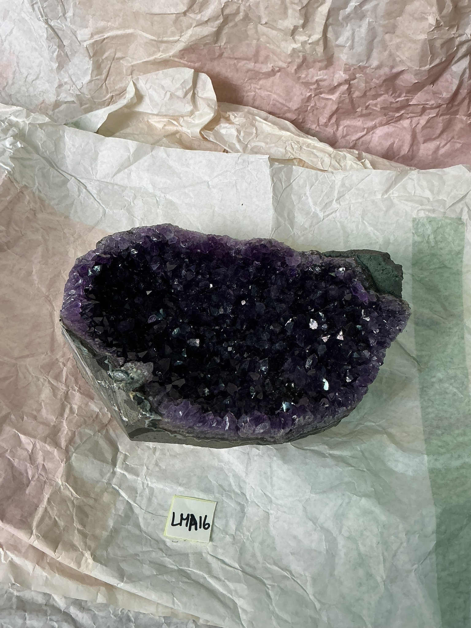 ZB343 LMA16 水晶聚寶盆 1-1.5kg