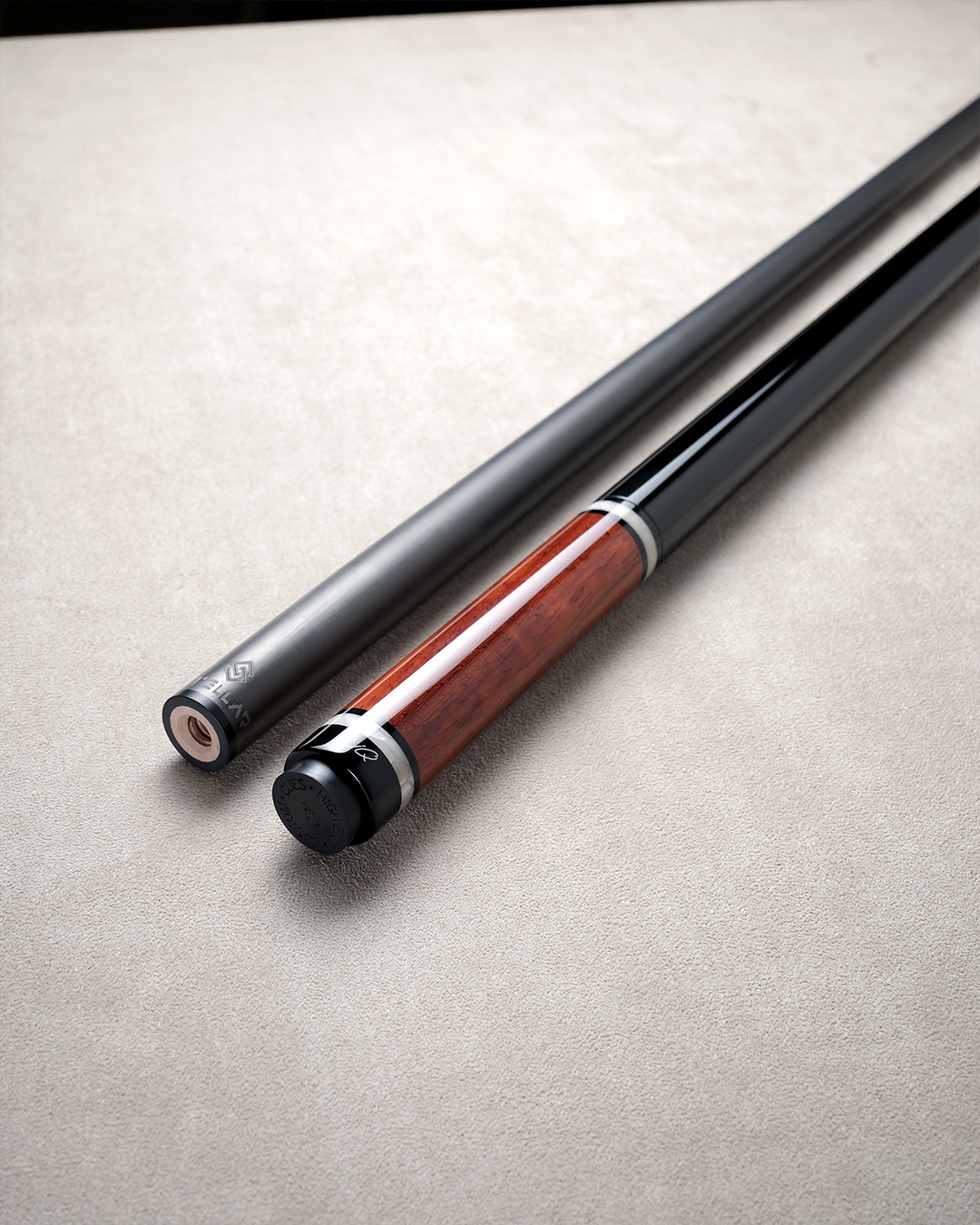 iQ Custom Jump Cue (Padouk) | TS Billiards