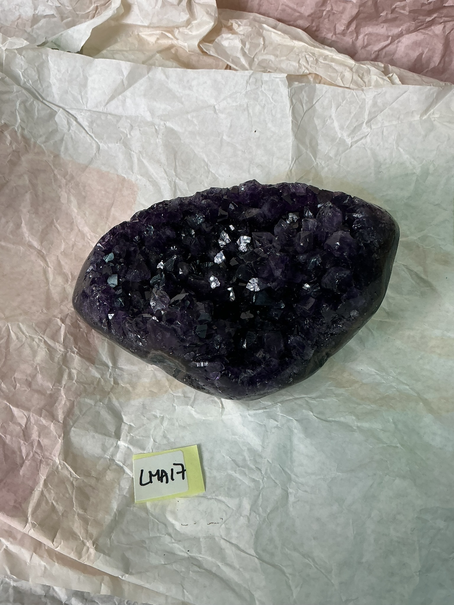 ZB344 LMA17 水晶聚寶盆 1-1.5kg