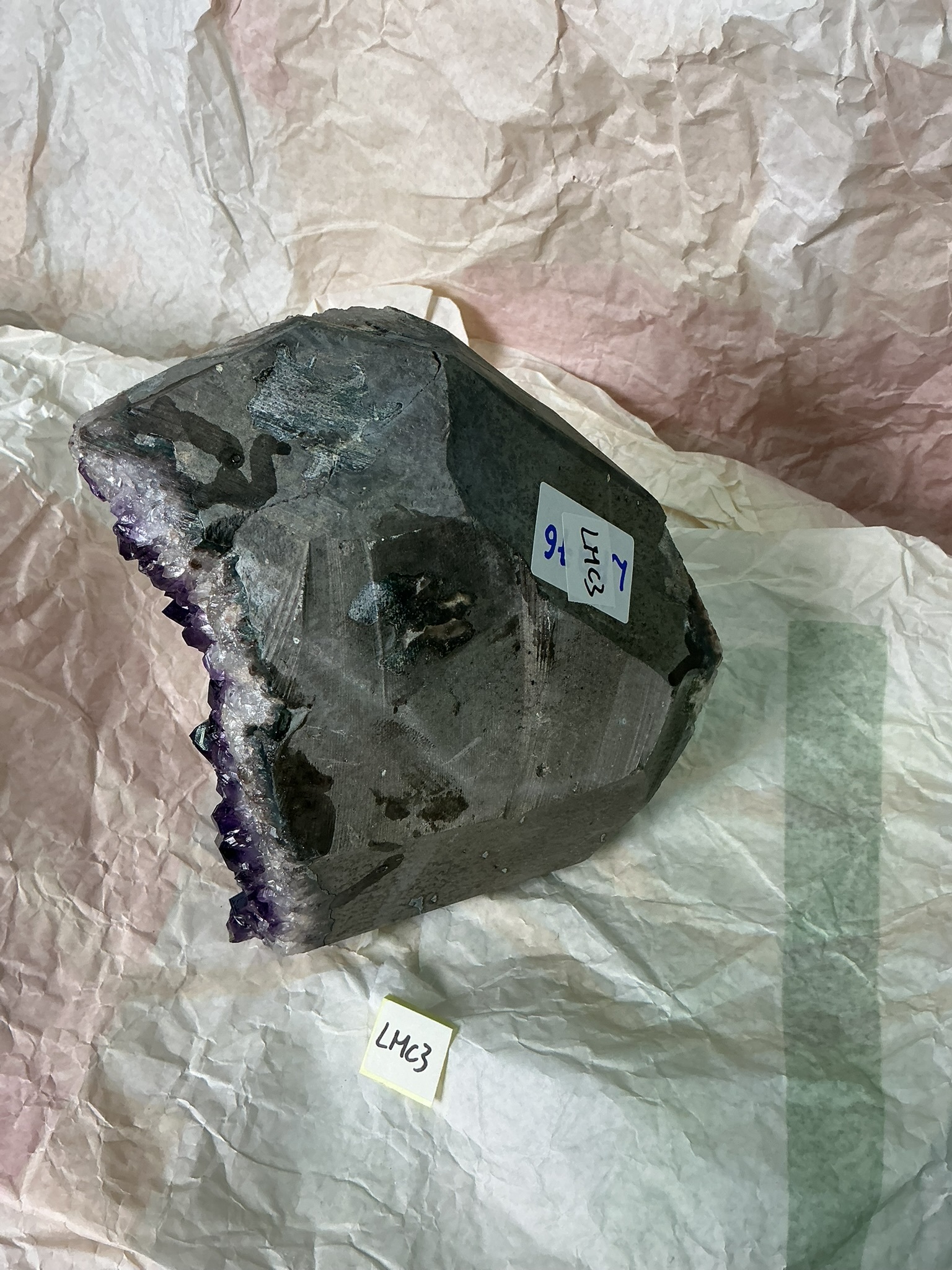 ZB371 LMC3 水晶聚寶盆 2.4-3.2kg