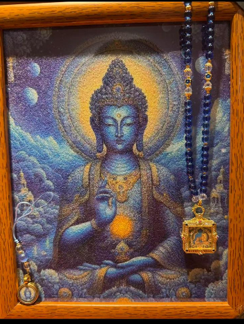 ZC022 全礦砂琉璃光菊師佛套裝