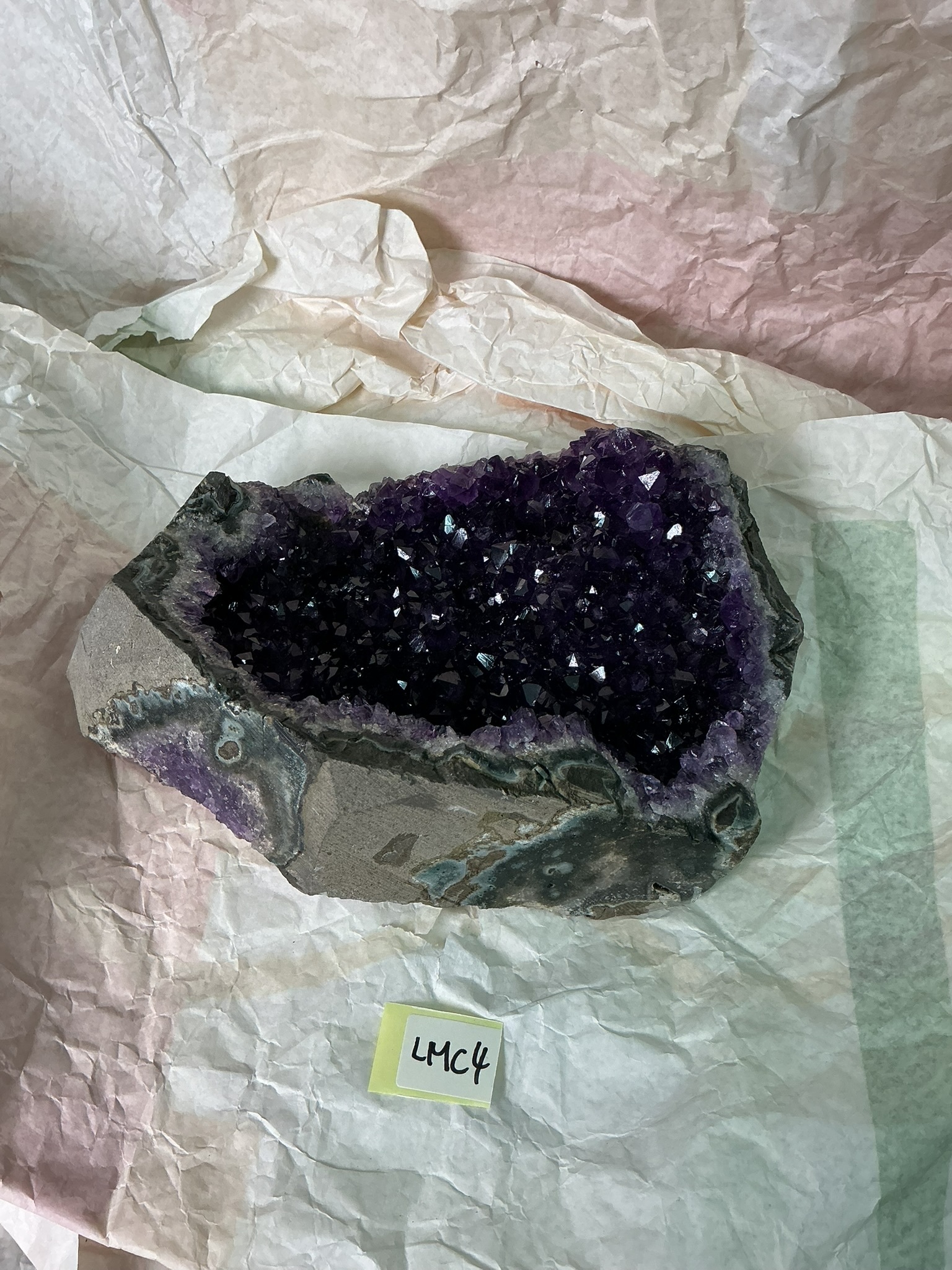 ZB372 LMC4 水晶聚寶盆 2.4-3.2kg