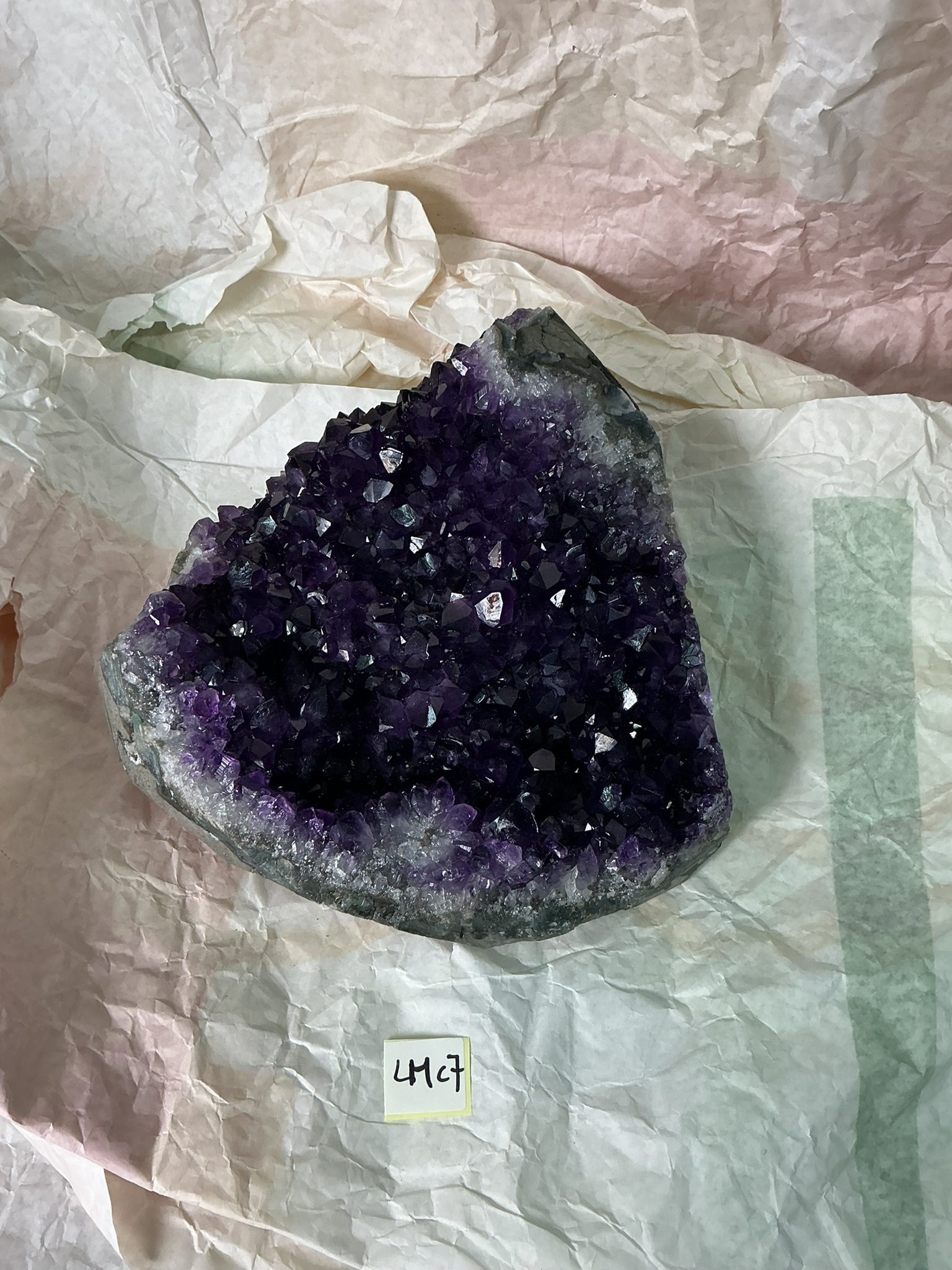 ZB375 LMC7 水晶聚寶盆 2.4-3.2kg