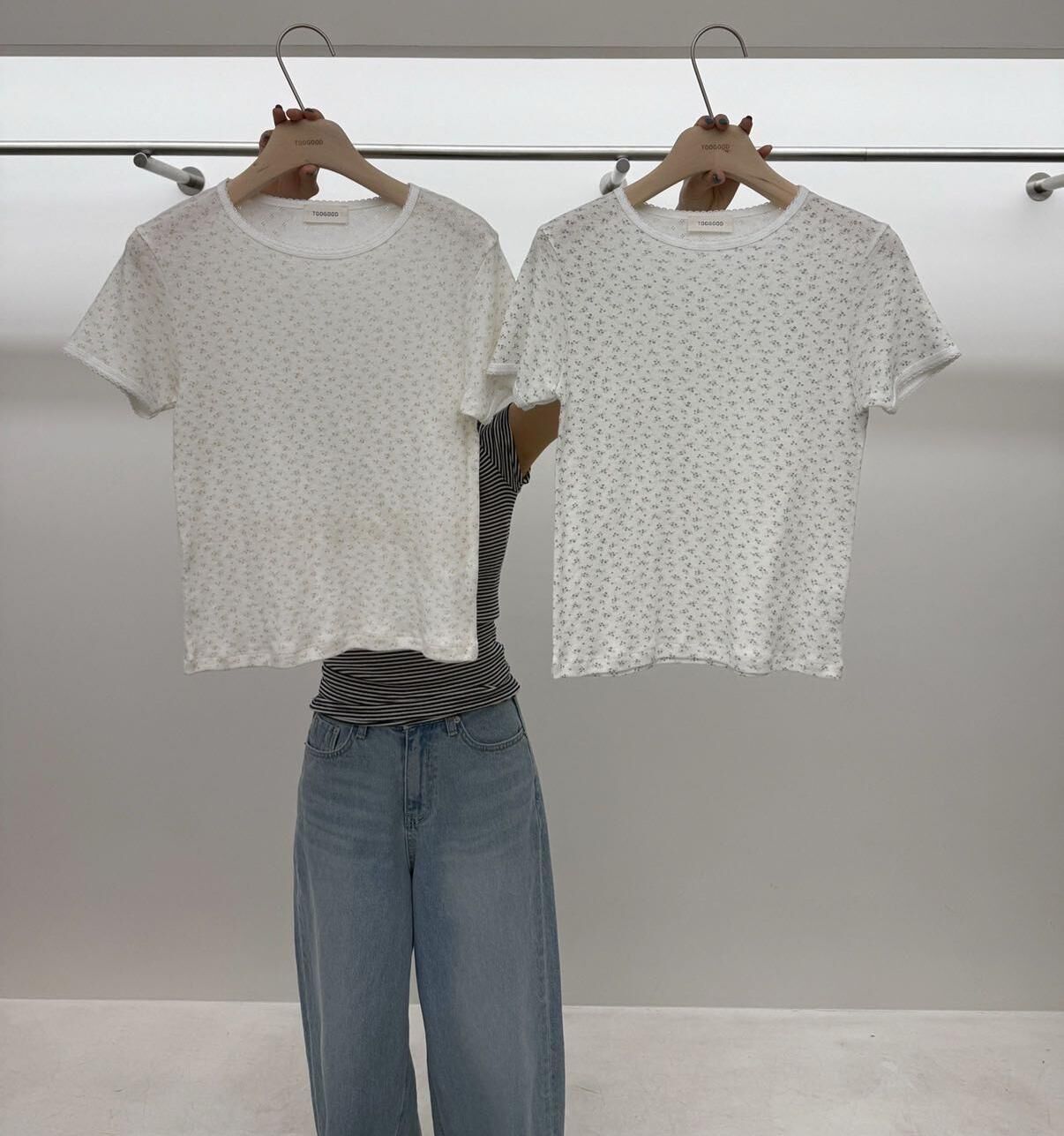 TG6126 日系小碎花上衣