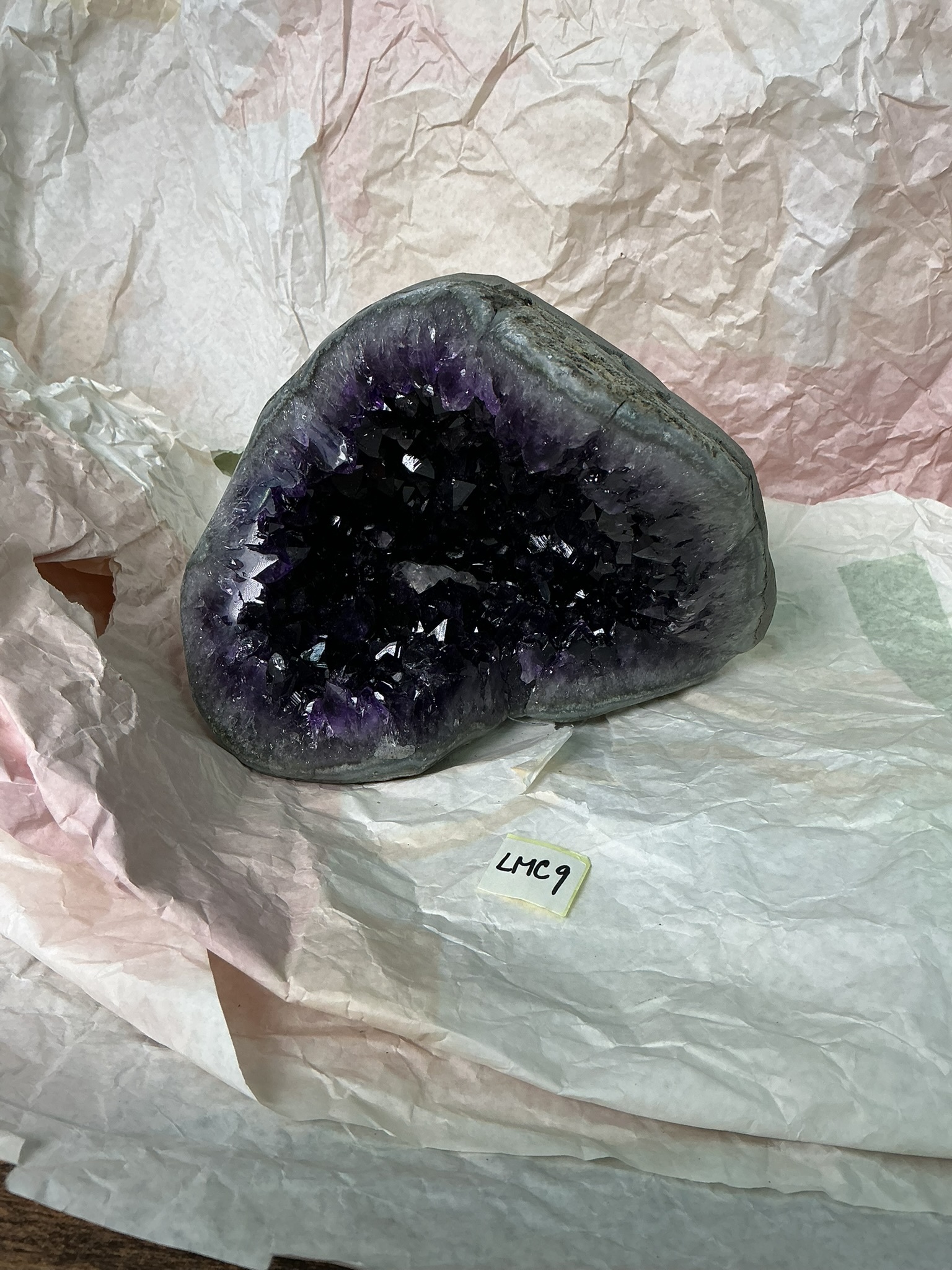 ZB377 LMC9 水晶聚寶盆 2.4-3.2kg