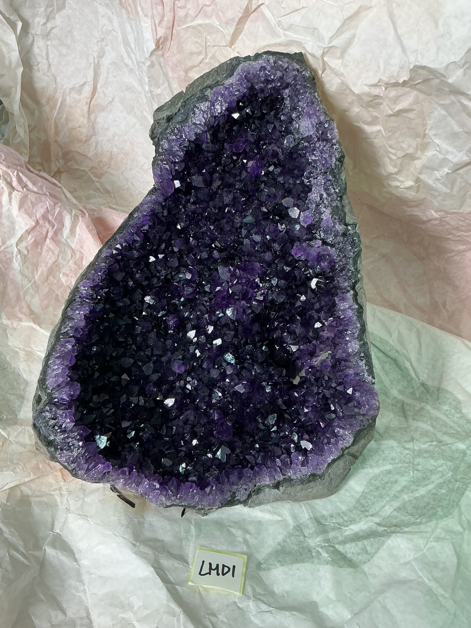 ZB379 LMD1 水晶聚寶盆 3.3-4.5kg