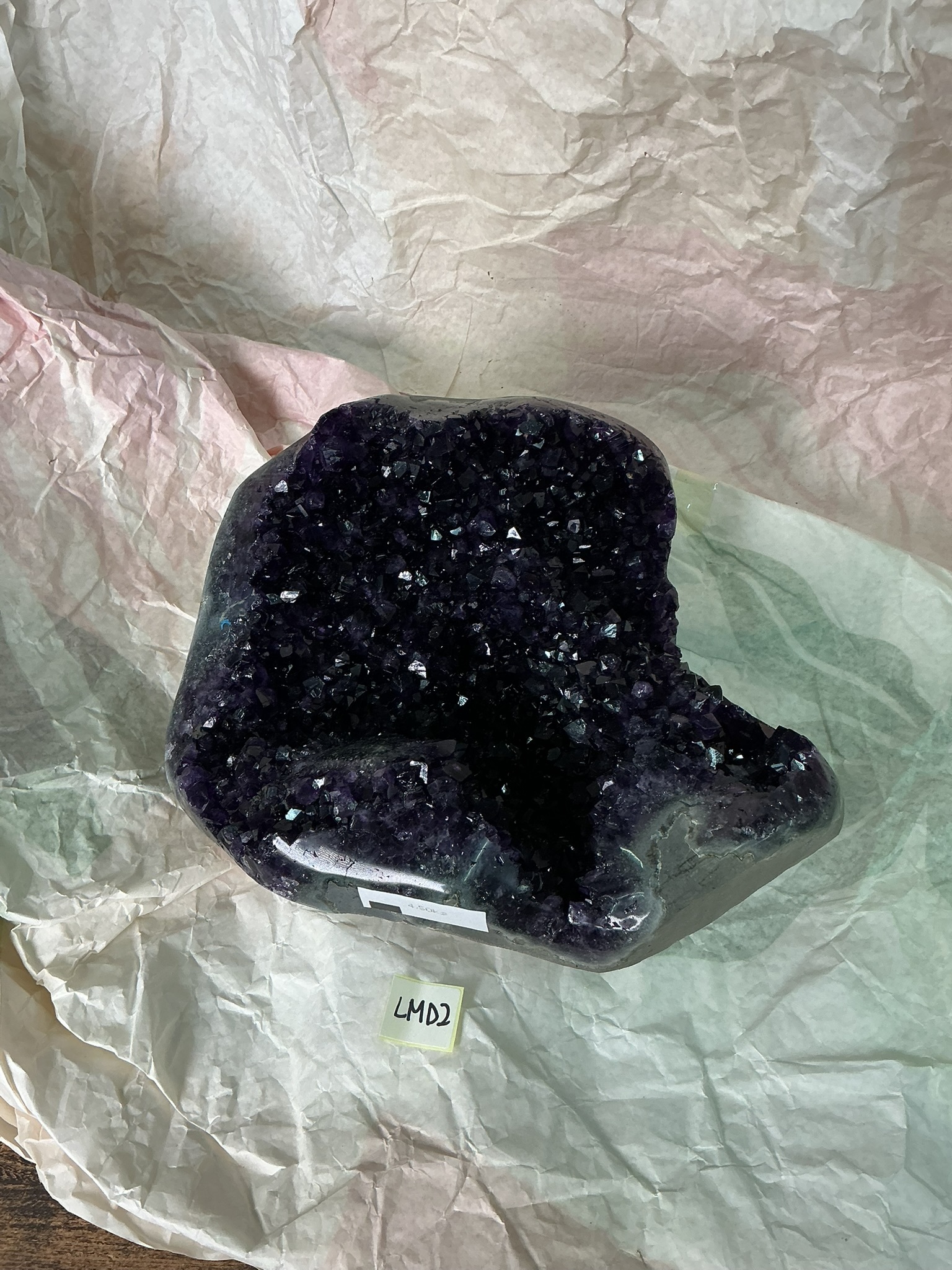 ZB380 LMD2 水晶聚寶盆 3.3-4.5kg