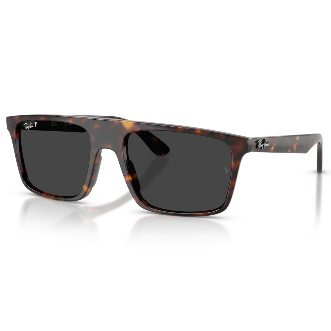 【RayBan】RB2222F 902/48-57mm 太陽眼鏡(哈瓦那|偏光黑色)