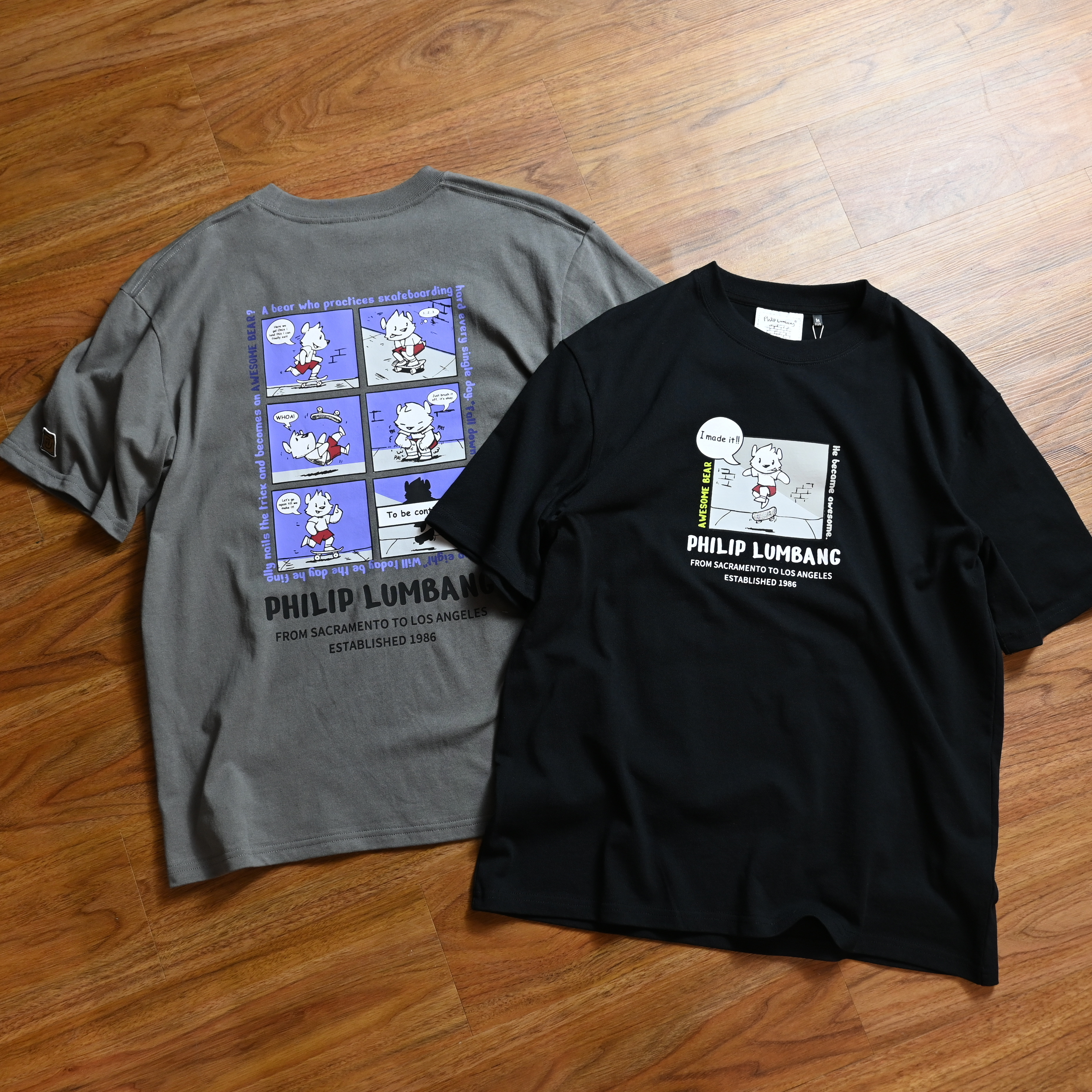 Philip Lumbang JP Awesome Bear I made it Tee