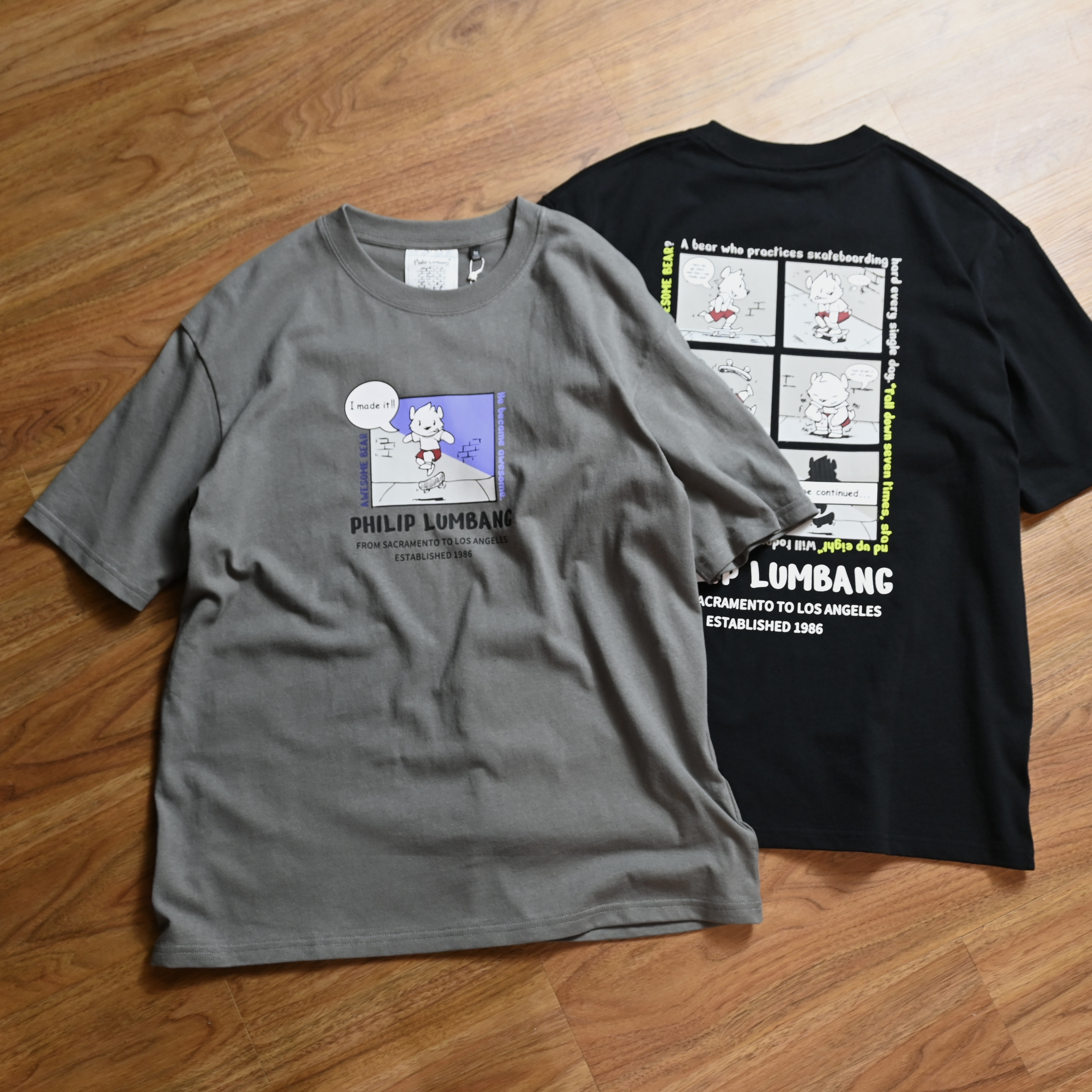 Philip Lumbang JP Awesome Bear I made it Tee