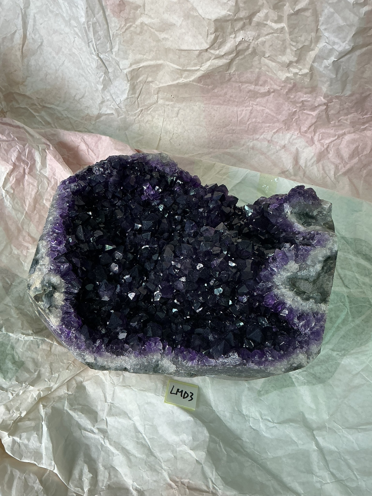 ZB381 LMD3 水晶聚寶盆 3.3-4.5kg