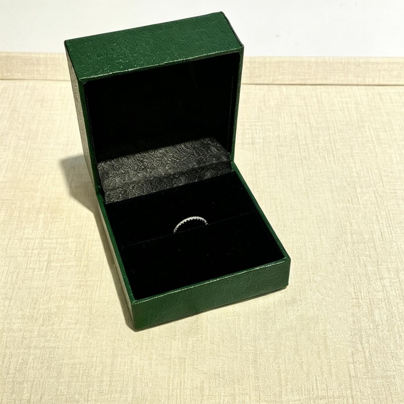 4.4折!!! 全新MY JEWELRY RING 18K 750白金鑽石 #愛飾戒指 #BRAND NEW #香榭站正品
