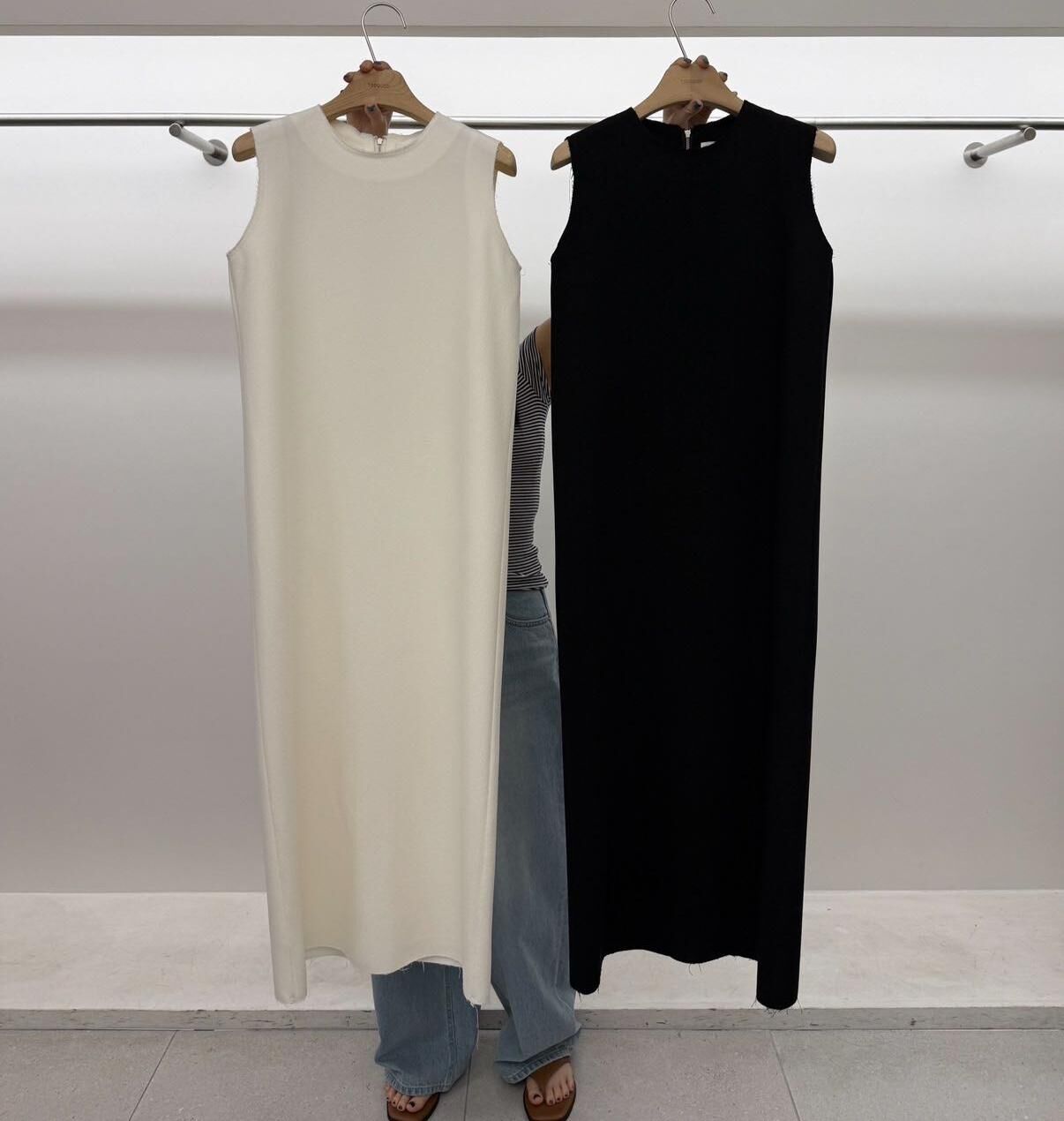 TG6134 隨性高圓領背心裙