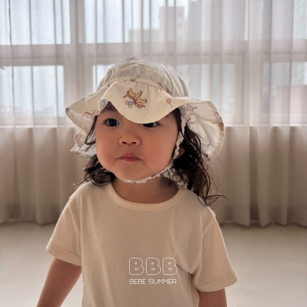 正韓夏bella_bambina 小狗小馬遮陽帽