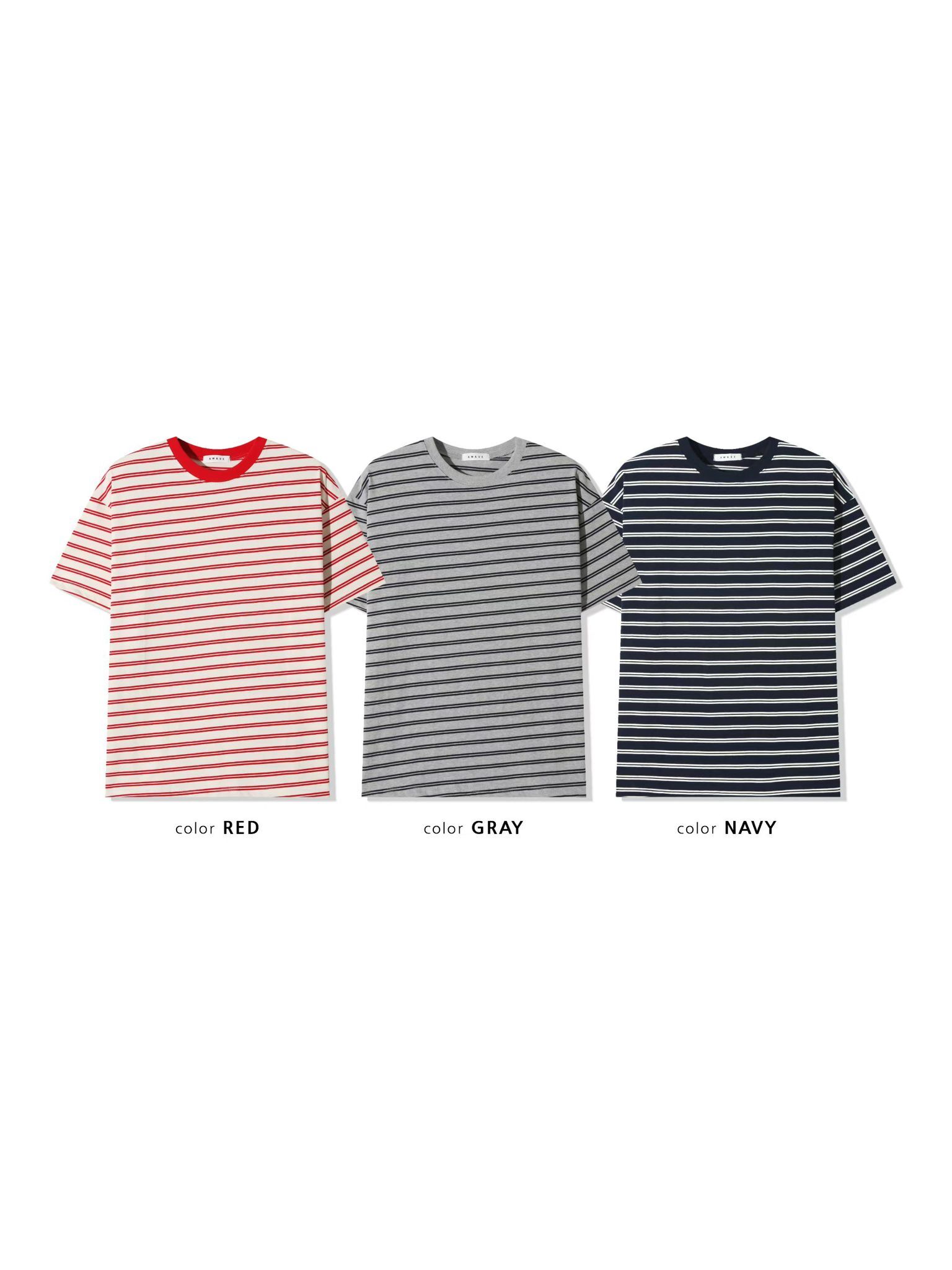 橫間短袖Tee AWAVE-006T