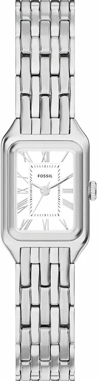 萬年鐘錶 - Fossil  Raquel 爵士女伶復古銀色不鏽鋼錶帶女錶 ES5469 錶徑18MM