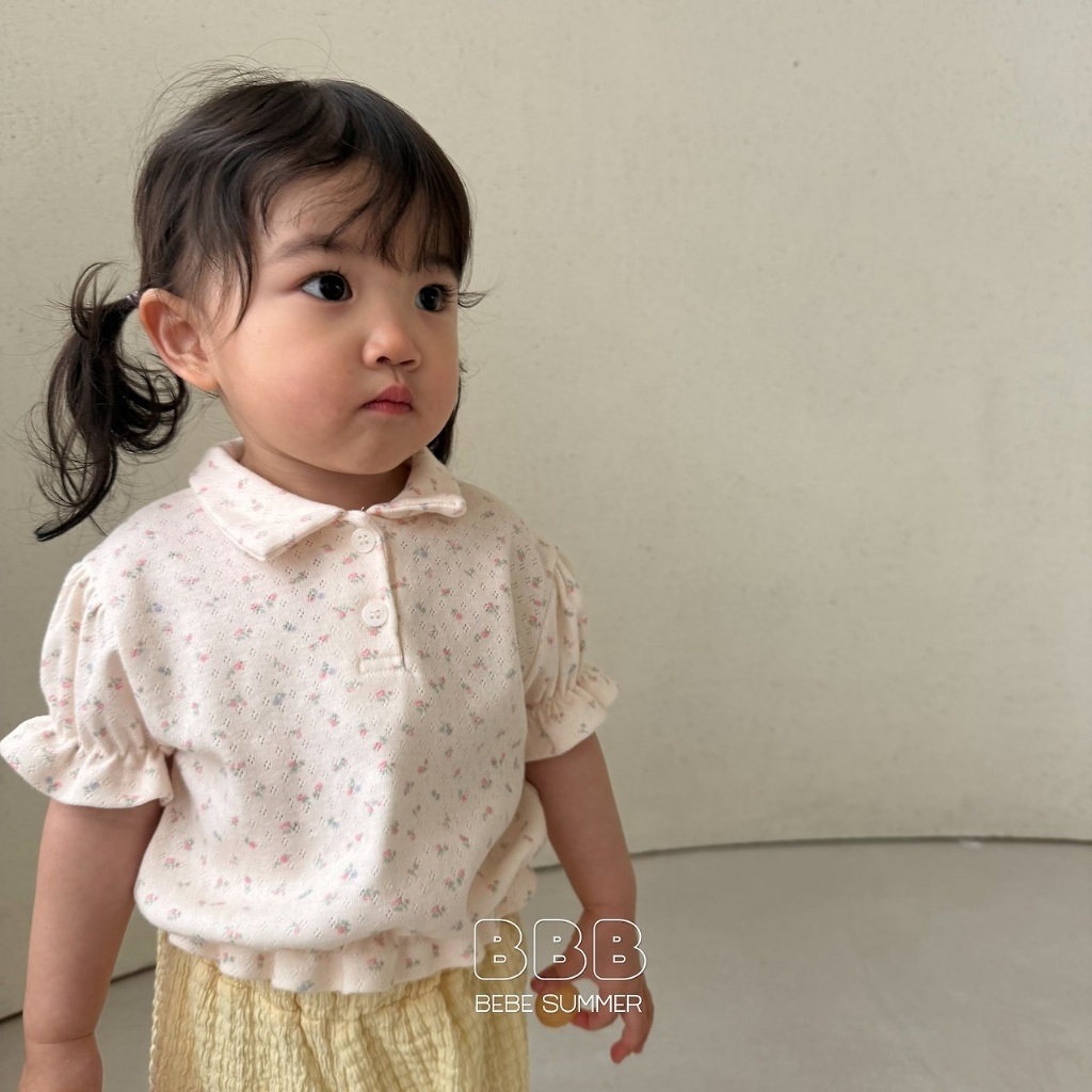 正韓夏bella_bambina 嫩嬰小童花花點點上衣