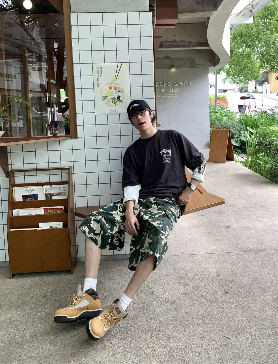 STUSSY ANY ANGLE TEE PIGMENT DYED 塗鴉 嘴唇 美式 短T 3色