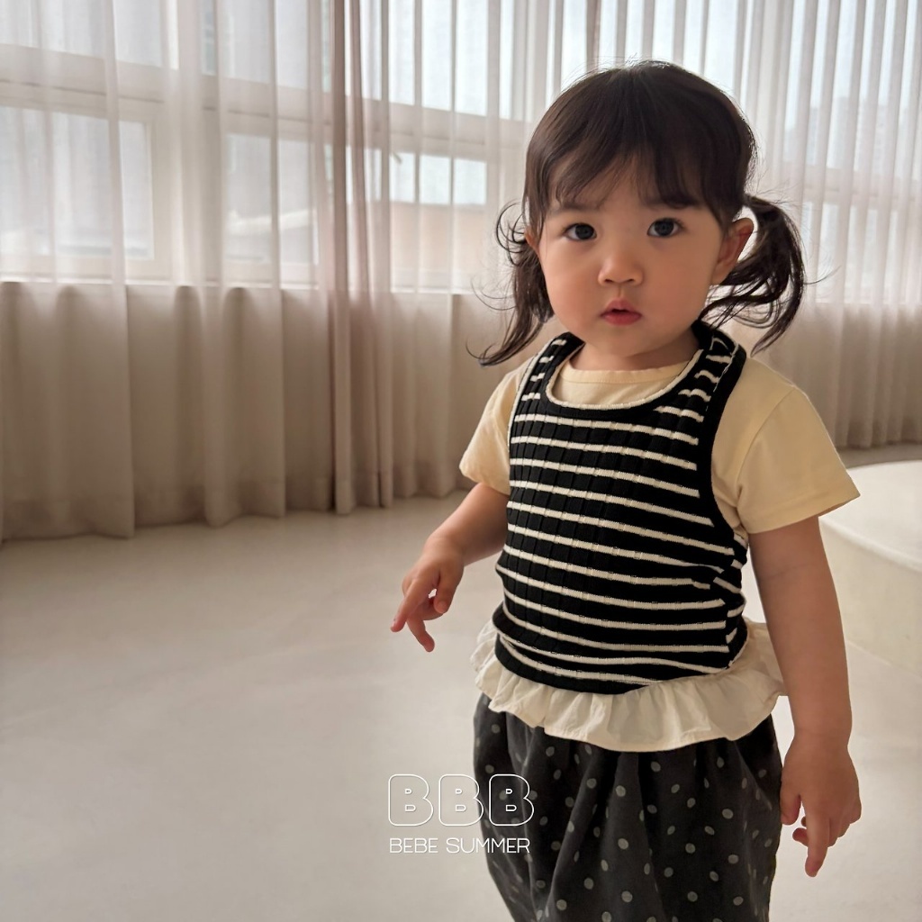 正韓夏bella_bambina 嫩嬰小童三色繞脖背心