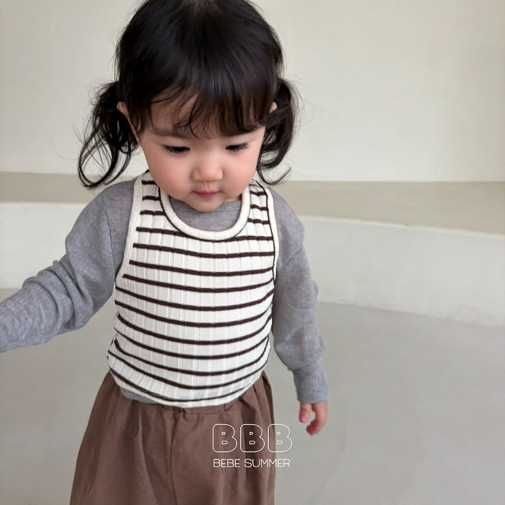 正韓夏bella_bambina 嫩嬰小童三色繞脖背心