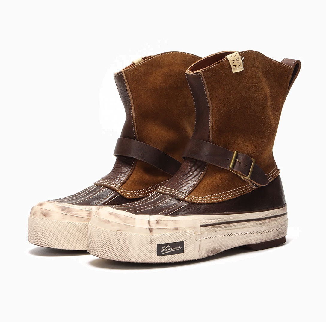 LAST PCS: VISVIM DECOY LOGGER BOOTS-FOLK - DK.BROWN SIZE 9 PRE ORDER ITEM (預訂中)