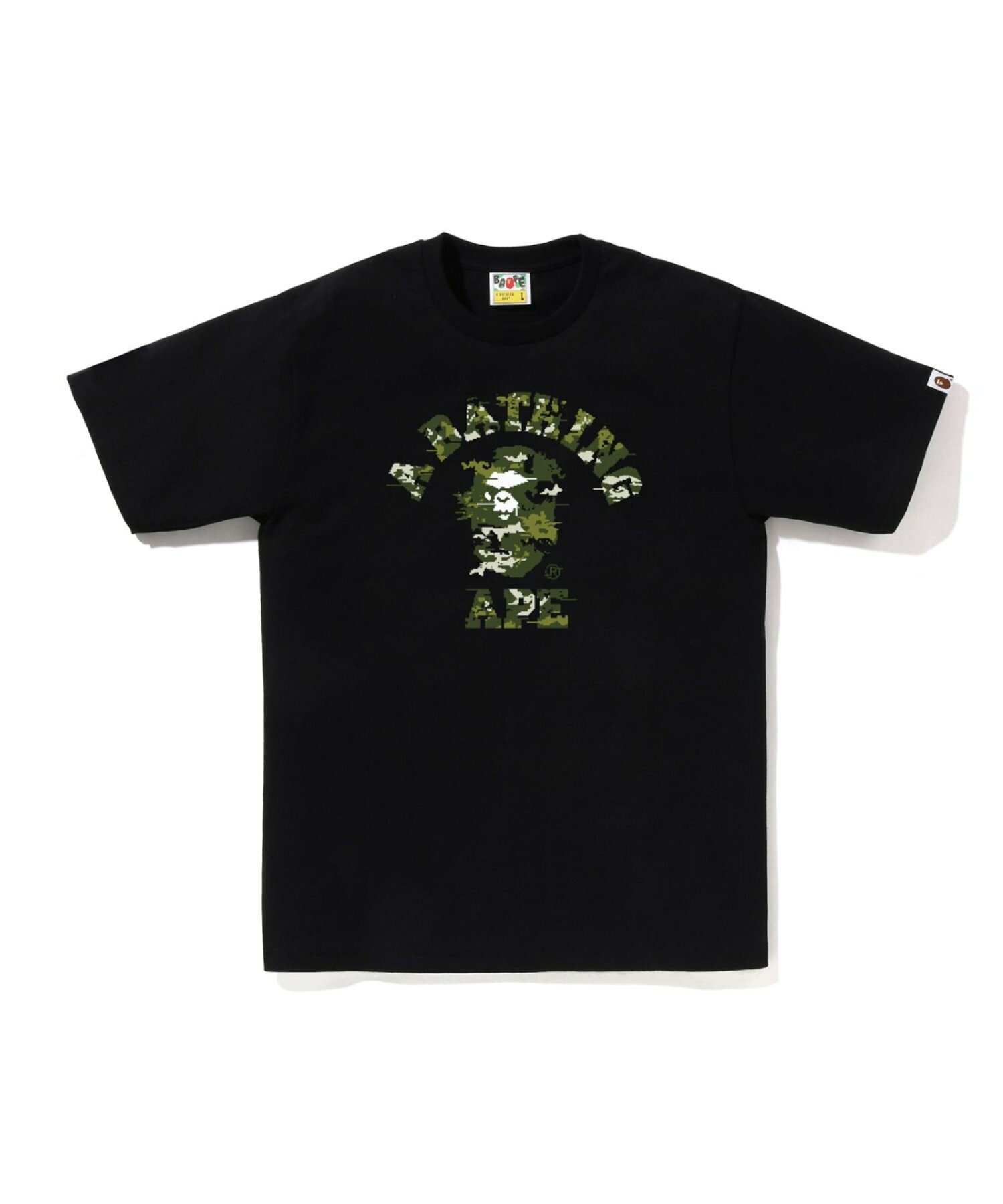 『日本連線中』2026SS A BATHING APE BAPE MULTI PIXEL CAMO COLLEGE TEE 小頭 像素 短T 1M30110035