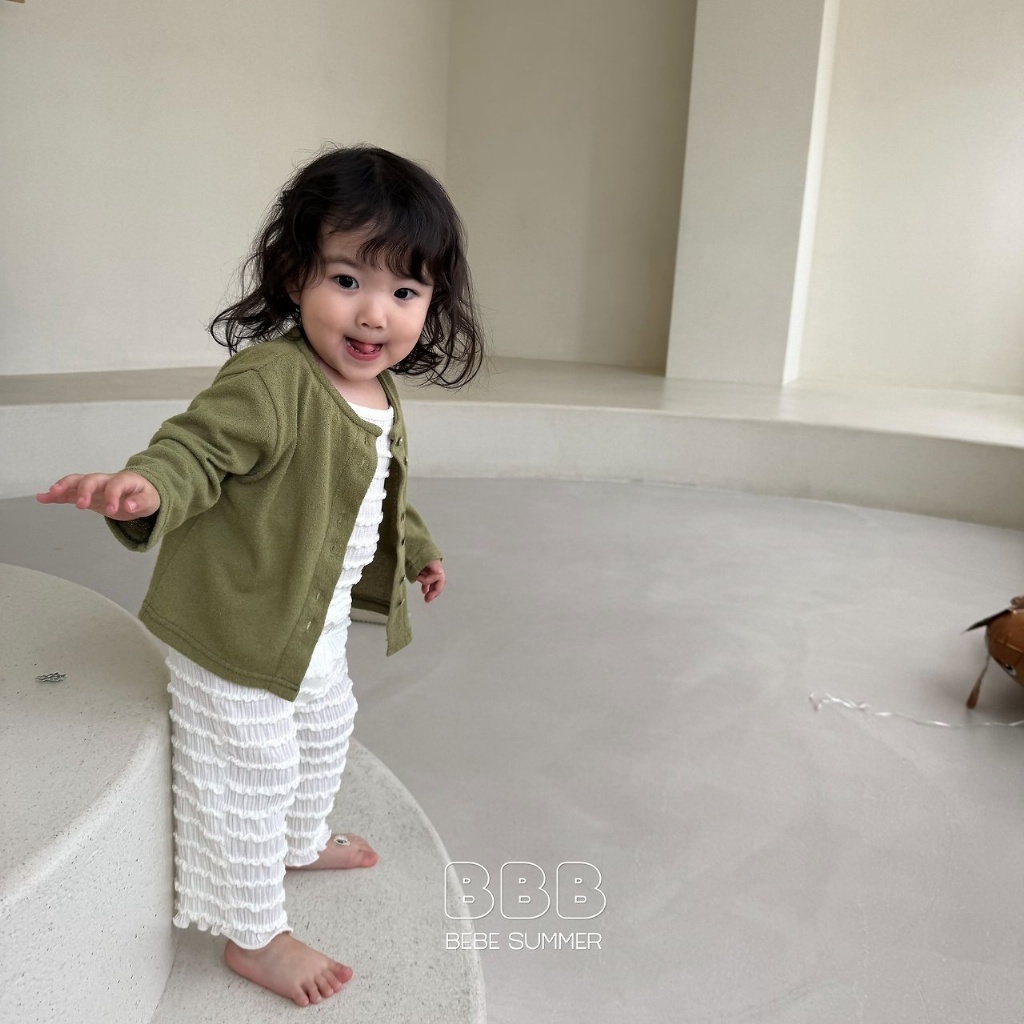 正韓夏bella_bambina 嫩嬰小童三色文青風冷氣房外套