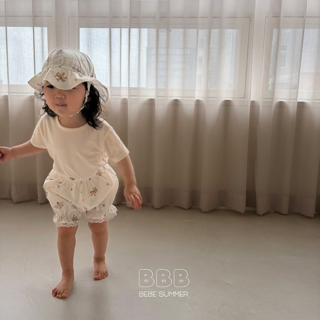 正韓夏bella_bambina 嫩嬰小童小馬小狗花苞短褲